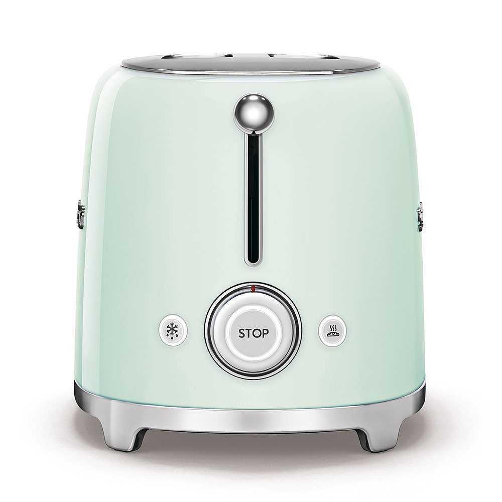 Smeg Toaster TSF01PGEU 2-Schlitz-Toaster Pastellgrün 50s Style kompakt – Bild 3 von 5