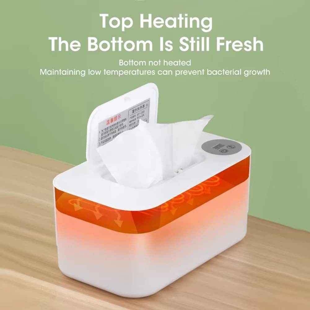 Luckice Babymöbel-Set BabyFeuchttücherbox Feuchttücherwärmer Wipe Warmer, (Spar-Set, 1-tlg., für Zuhause, Büro, Außenbereich, größe Kapazität Geschenke Neugeborene), Tragbare Wipes-Heizbox mit 24h konstanter Temperatur, 1 Stück.
