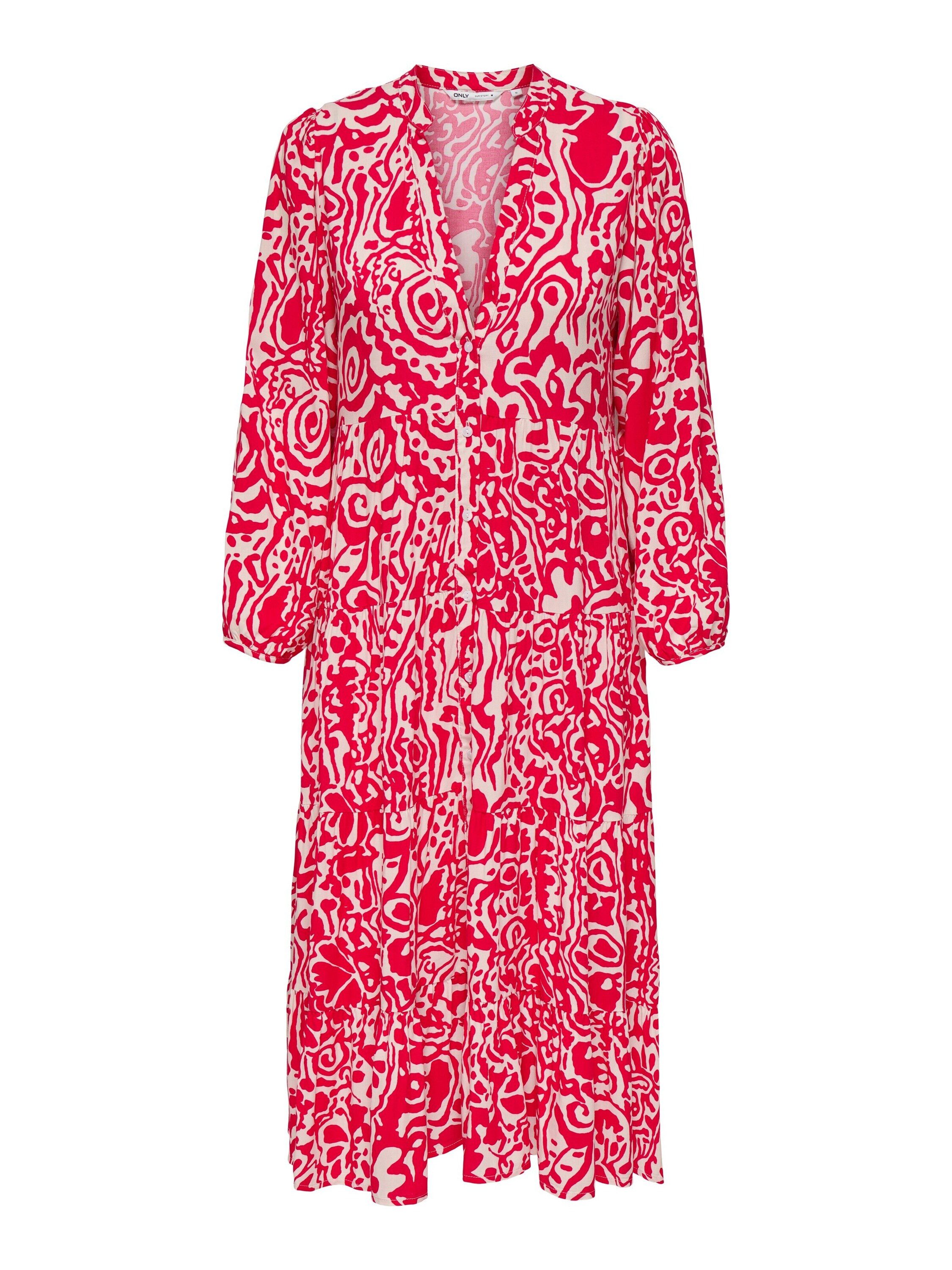 ONLY Blusenkleid MILANA (1-tlg) Drapiert/gerafft