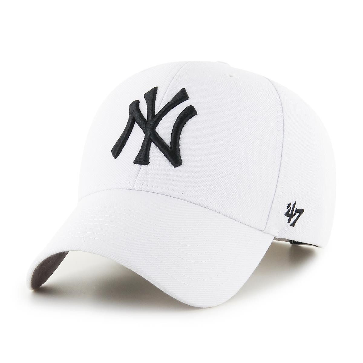 '47 Brand Baseball Cap '47 Brand MLB New York Yankees Curved Cap (Basecap, Basecap) bestickter Klettverschluss