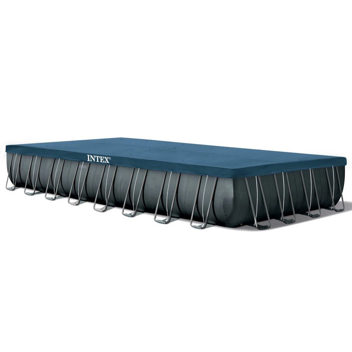 Intex Framepool Set Ultra Quadra XTR 732 x 366 x 132 cm, inkl. Sandfilteranlage (Set, Inkl. Sandfilteranlage), Präzisionsgefertigtes Verriegelungssystem