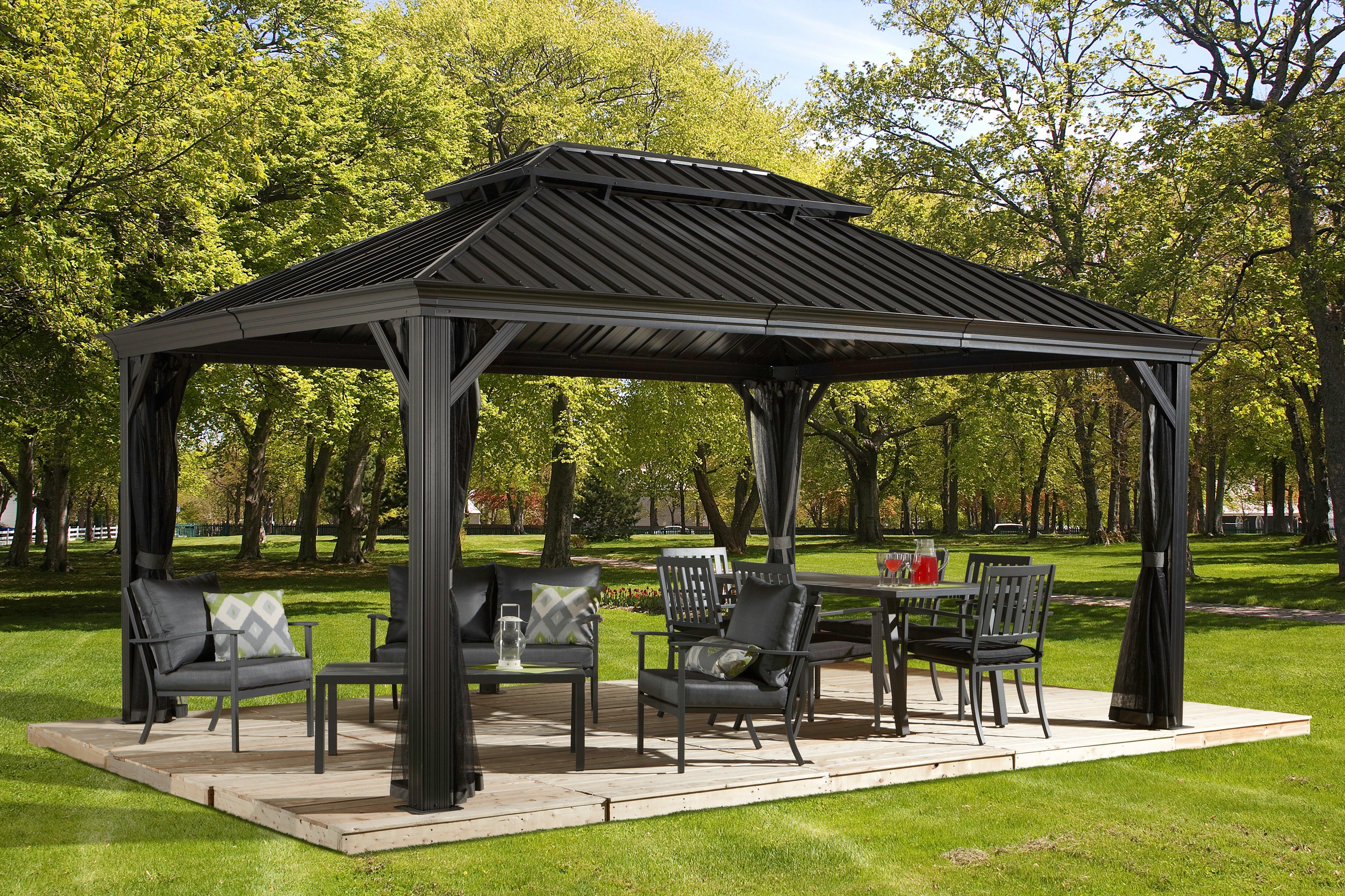 Sojag Pavillon Gazebo Messina, (Set), BxT: günstig online kaufen