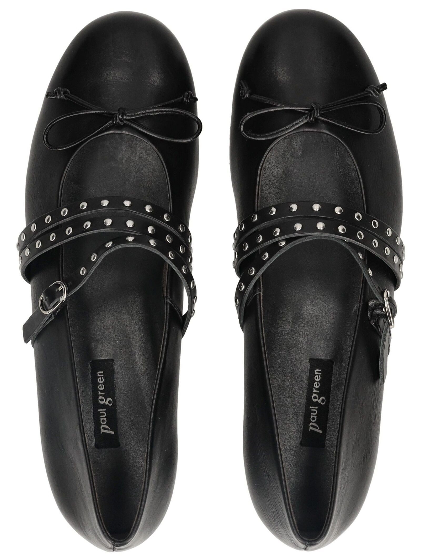 Paul Green Paul Green Ballerinas Glattleder Riemchenballerina
