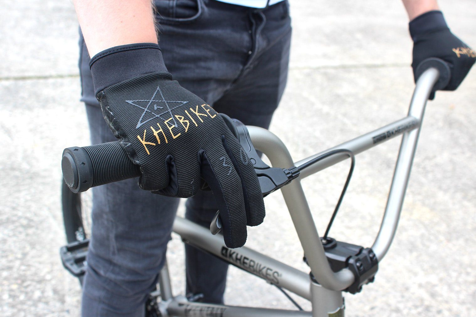 KHEbikes Handschuhe BMX 4130 L KHE Fahrradhandschuhe