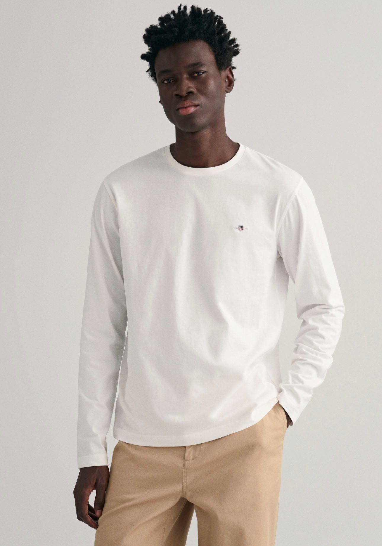 Gant Langarmshirt REG SHIELD LS T-SHIRT günstig online kaufen