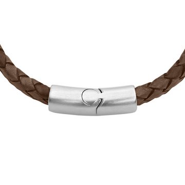 Heideman Armband Lederarmband Mika (Armband, inkl. Geschenkverpackung), Echtlederarmband, Männerarmband, Männerlederarmband
