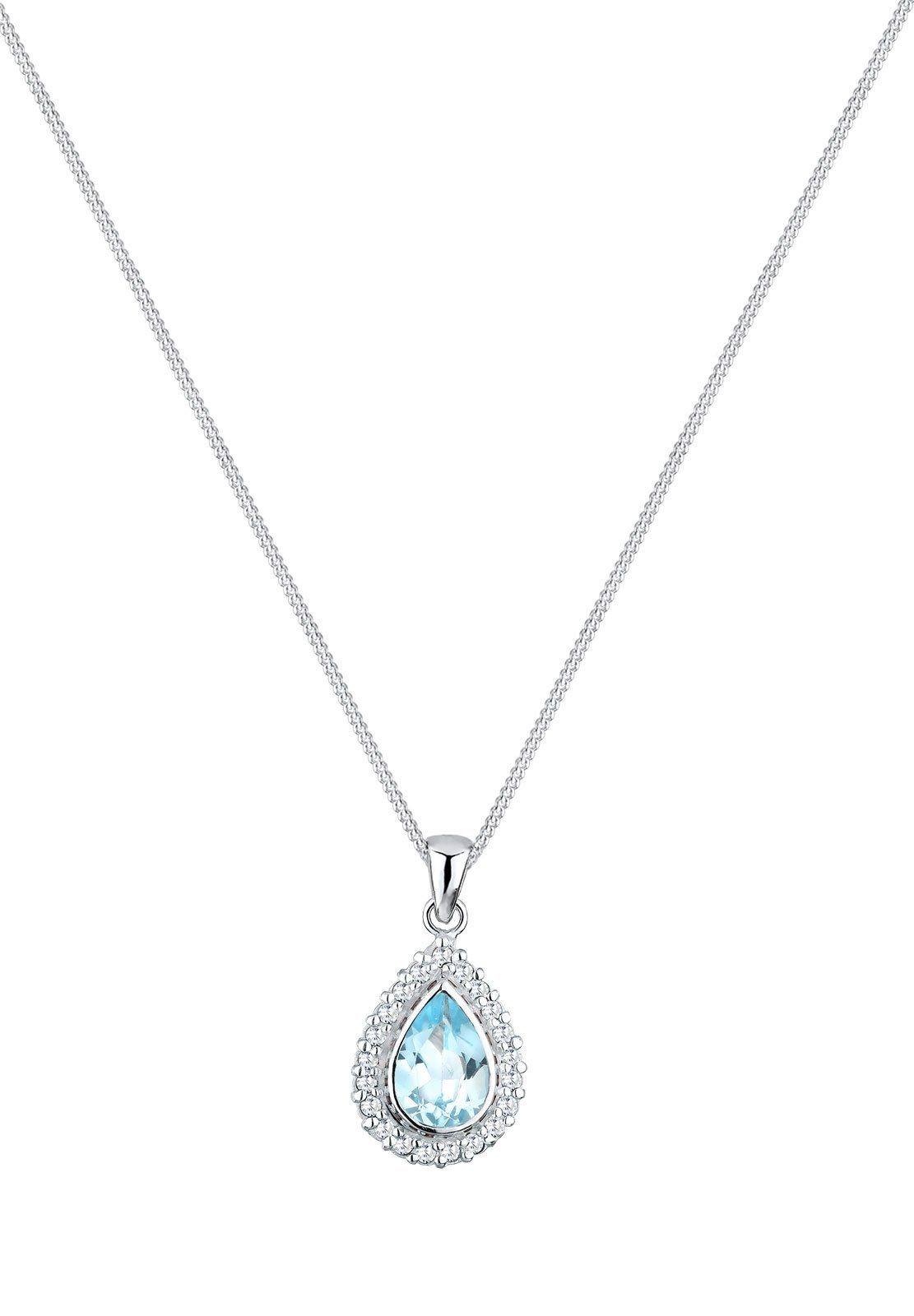 Elli Kette mit Anhänger Zirkonia Topas günstig online kaufen