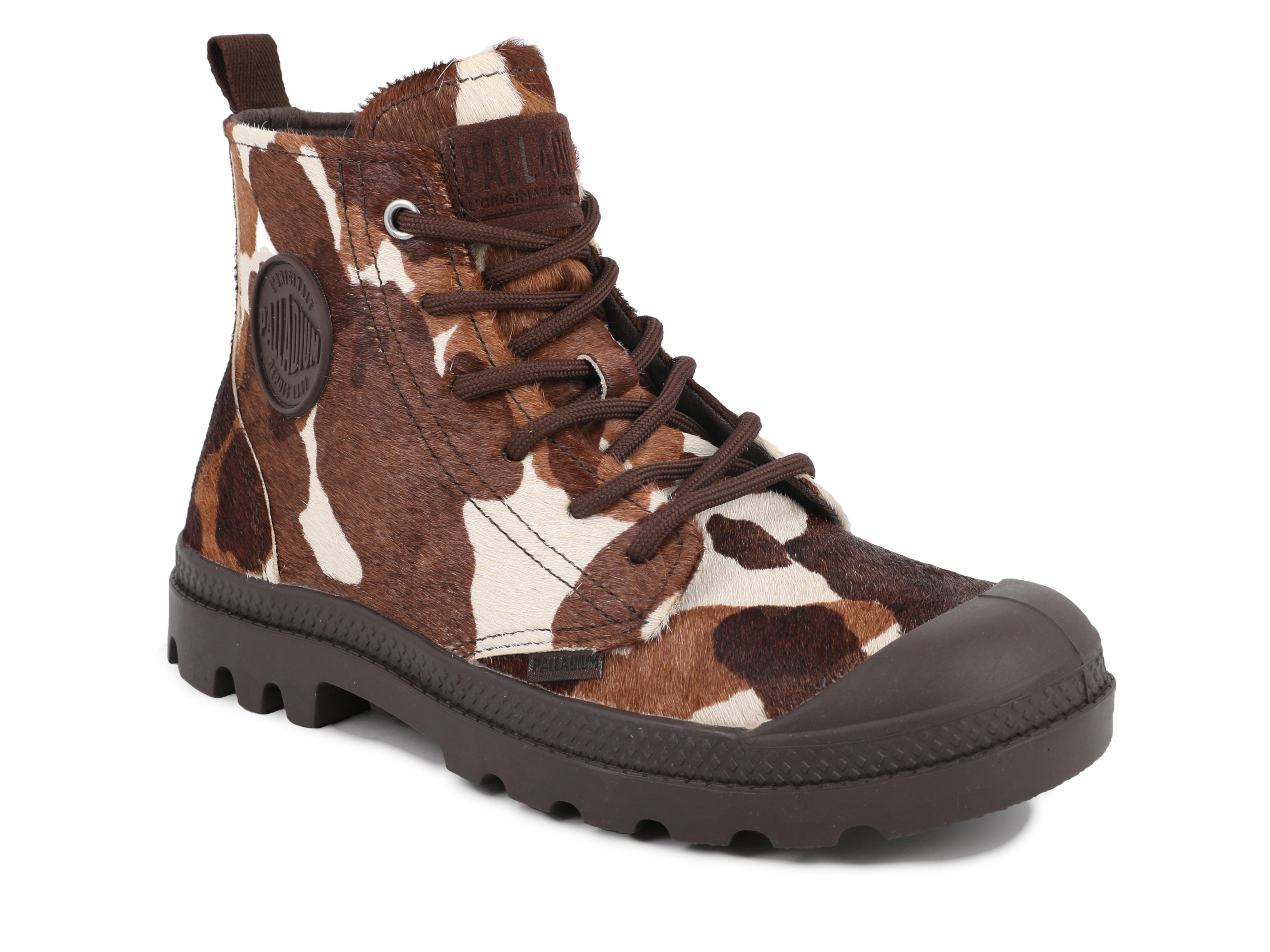 Palladium PAMPA HI ZIP PONY Schnürboots Obermaterial in Ponyfell-Optik