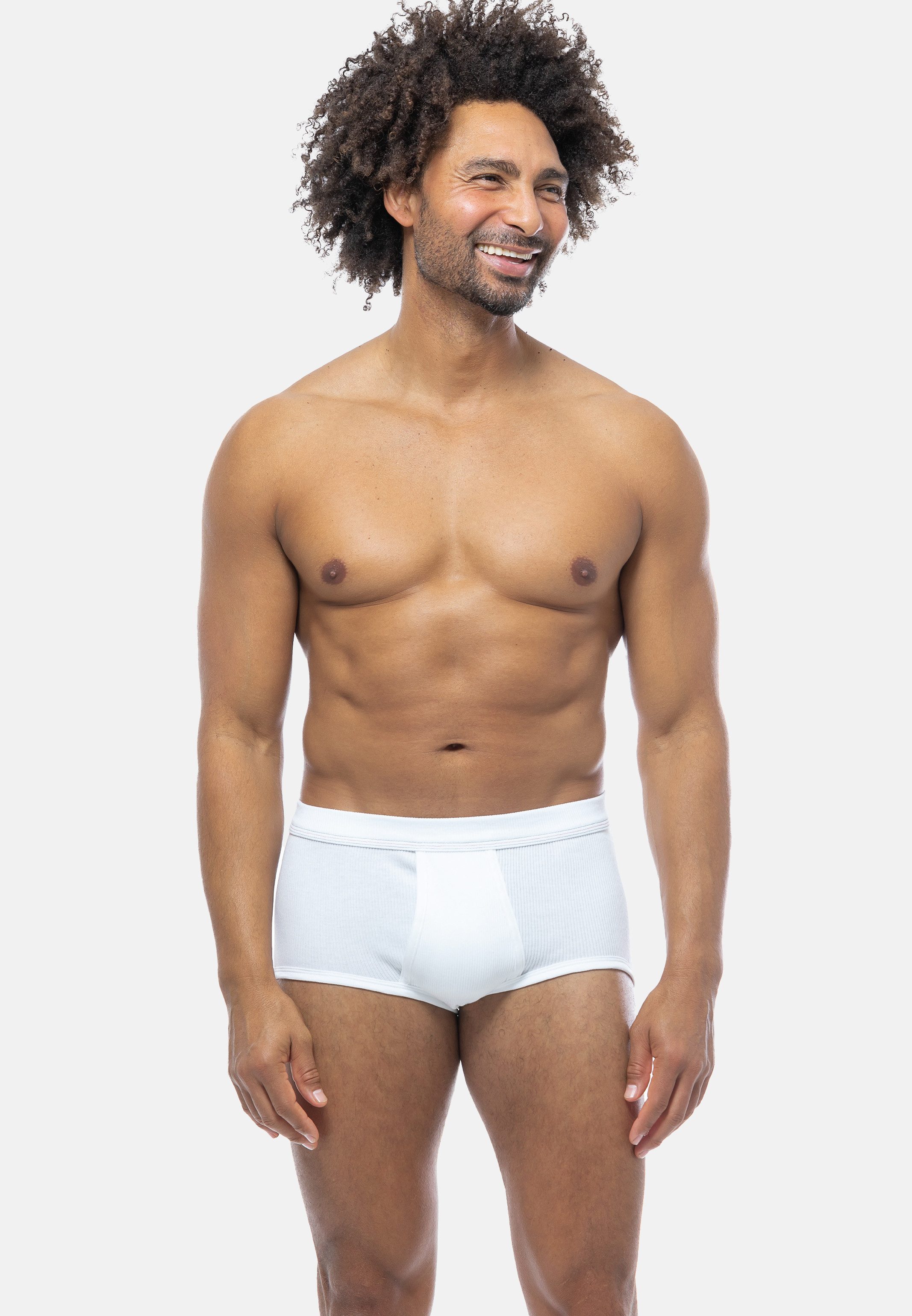 conta Slip 10er Pack Doppelripp (Spar-Set, 10-St) Slip / Unterhose - Baumwolle - mit Eingriff - Formstabil, Pflegeleicht