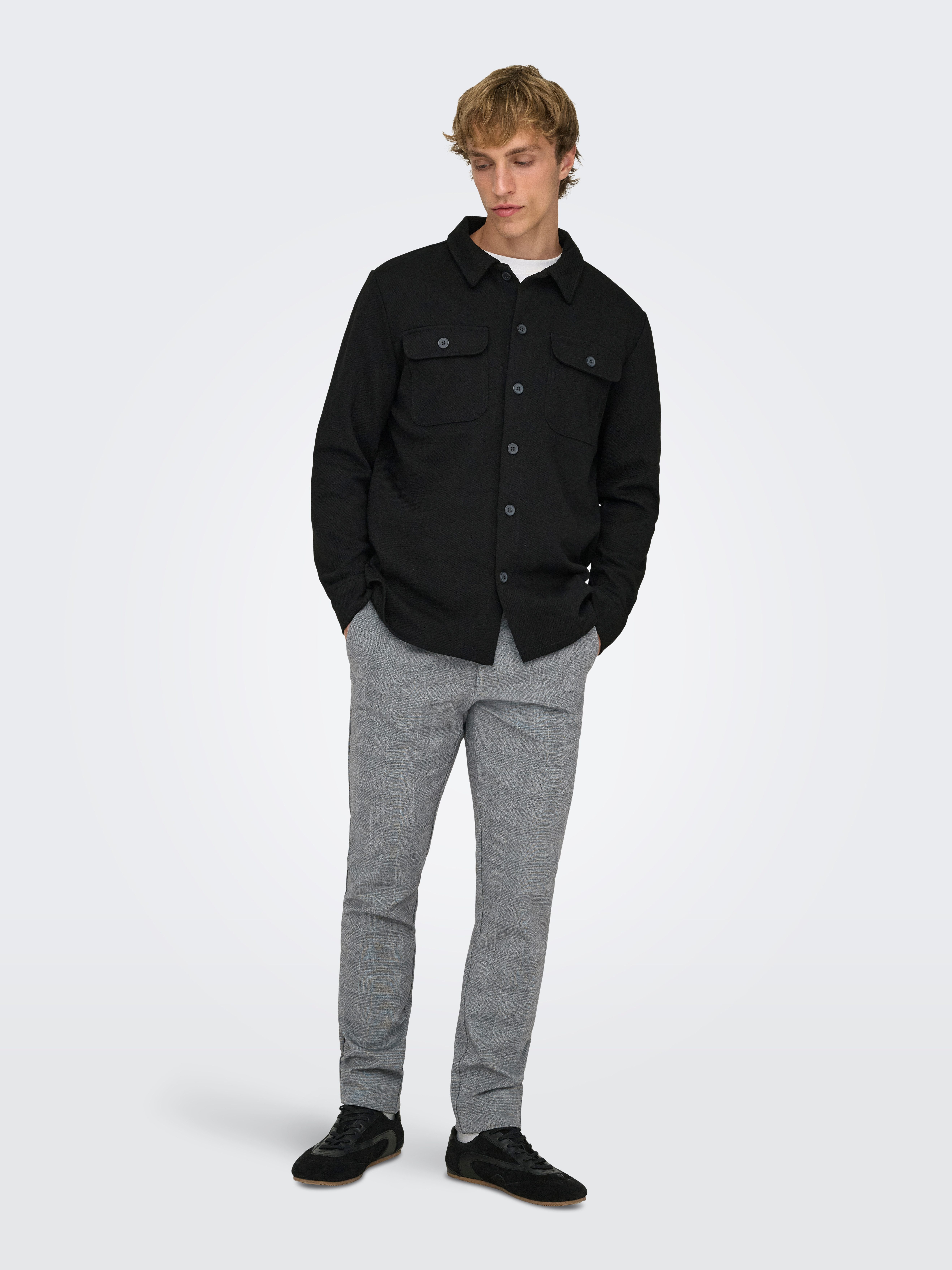 ONLY & SONS Chinos ONSMARK SLIM CHECK PANTS 9887 NOOS – Bild 4 von 5