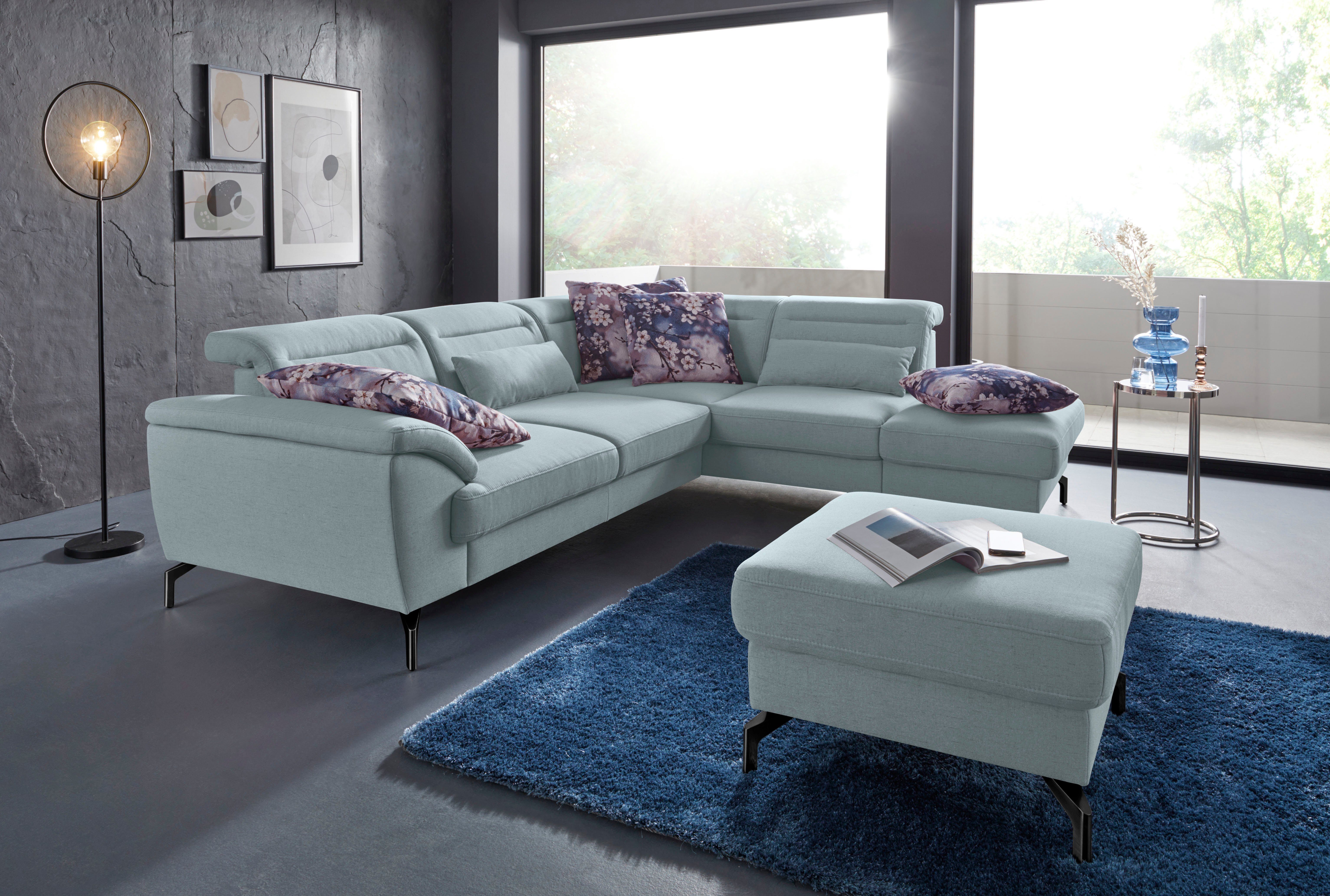 sit&more Ecksofa Percy L-Form, 15 cm günstig online kaufen