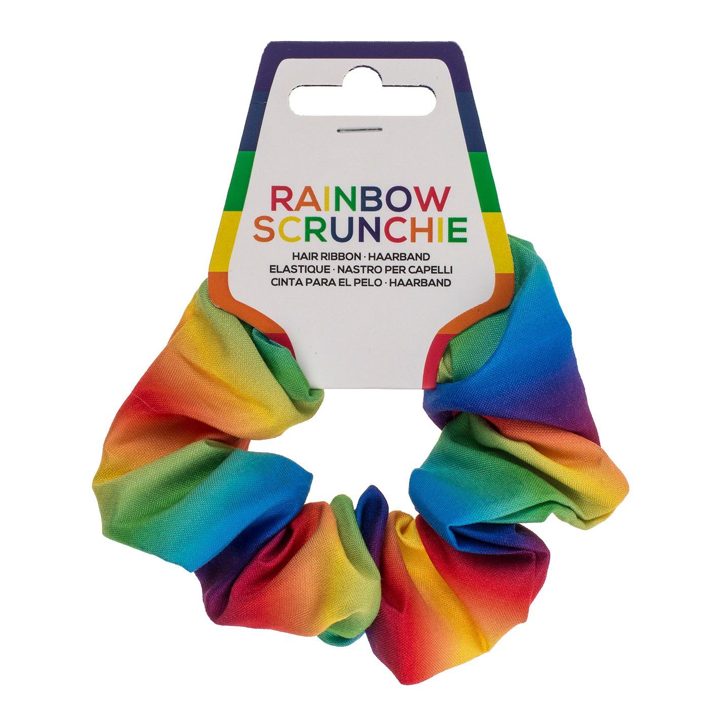 ReWu Haarband Regenbogen Pride Scrunchie Textil-Haarband