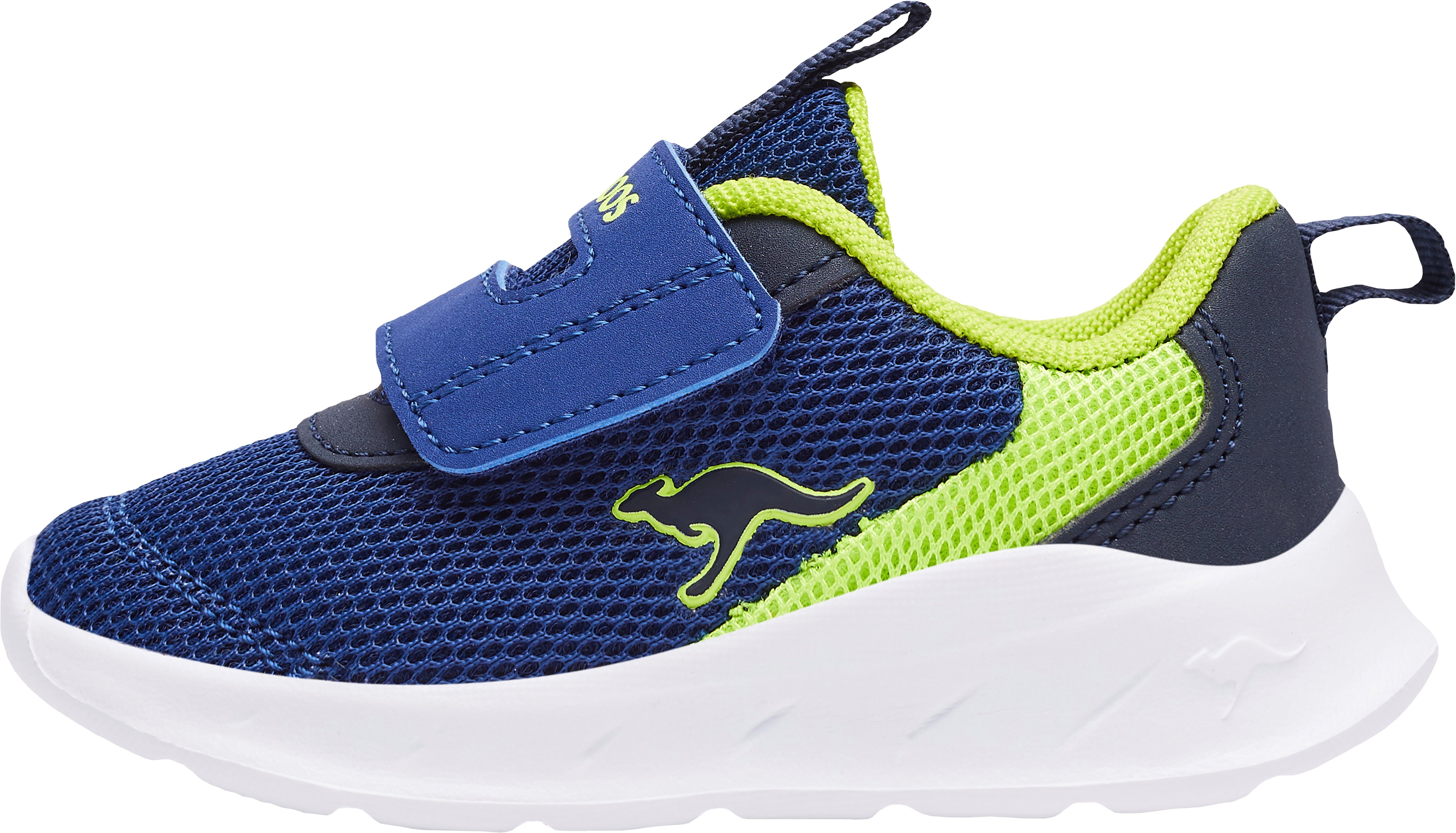 Sneaker K-IR Klettverschluss V navy-lime KangaROOS Sporty mit