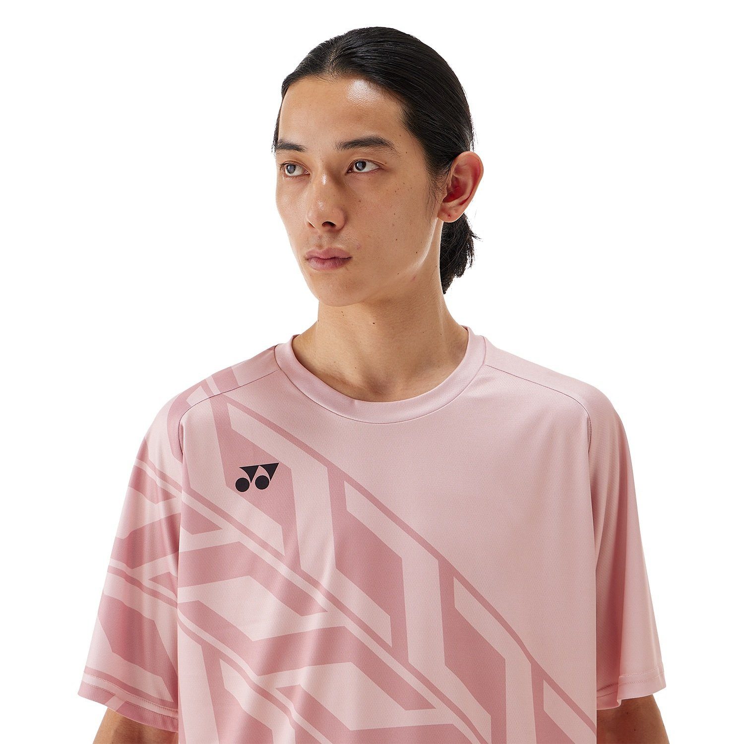Yonex T-Shirt Practice (100% Polyester) 2025 smoke pink Herren