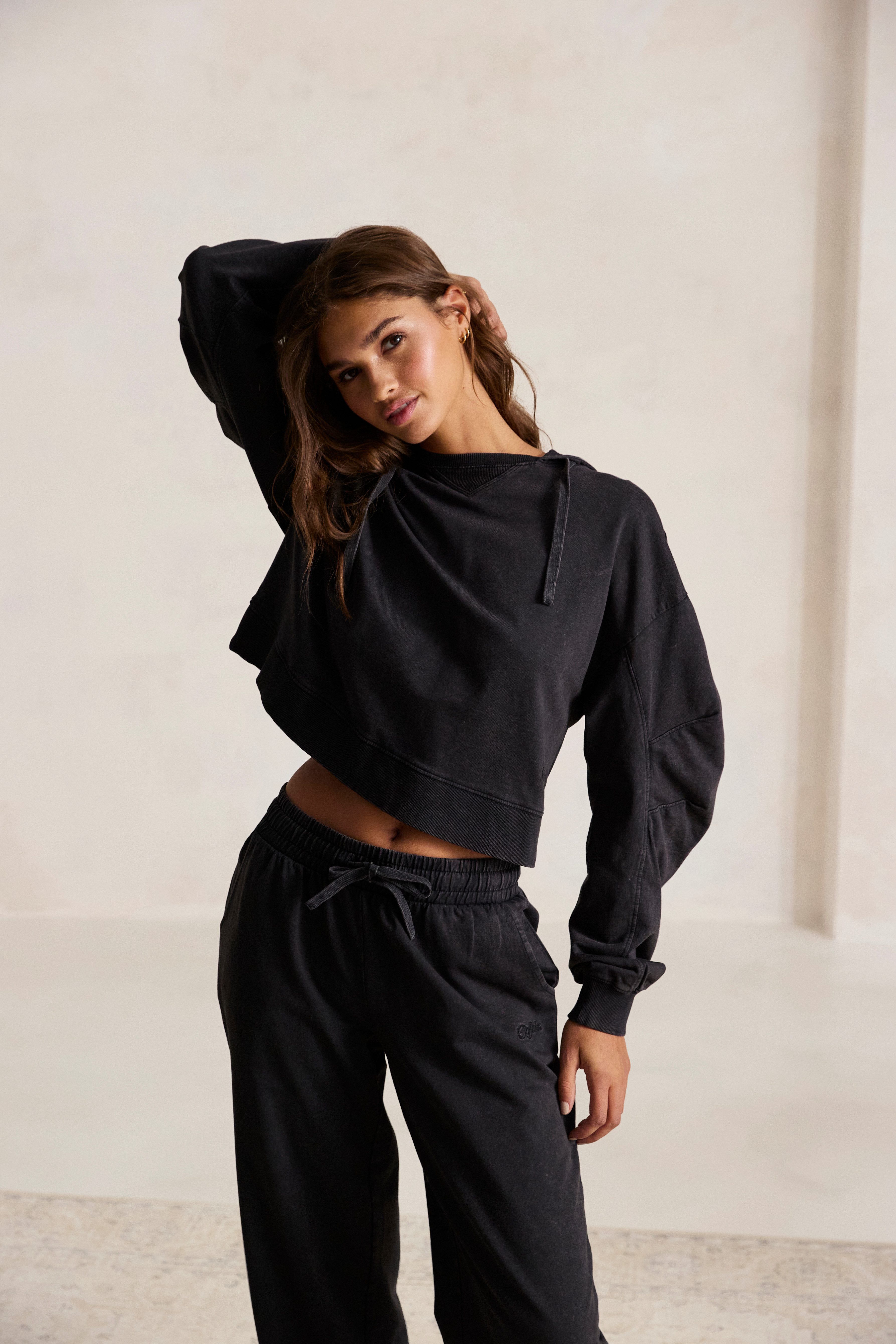 Buffalo Hoodie (1-tlg) Kapuzenpullover im Used-Look, Loungewear