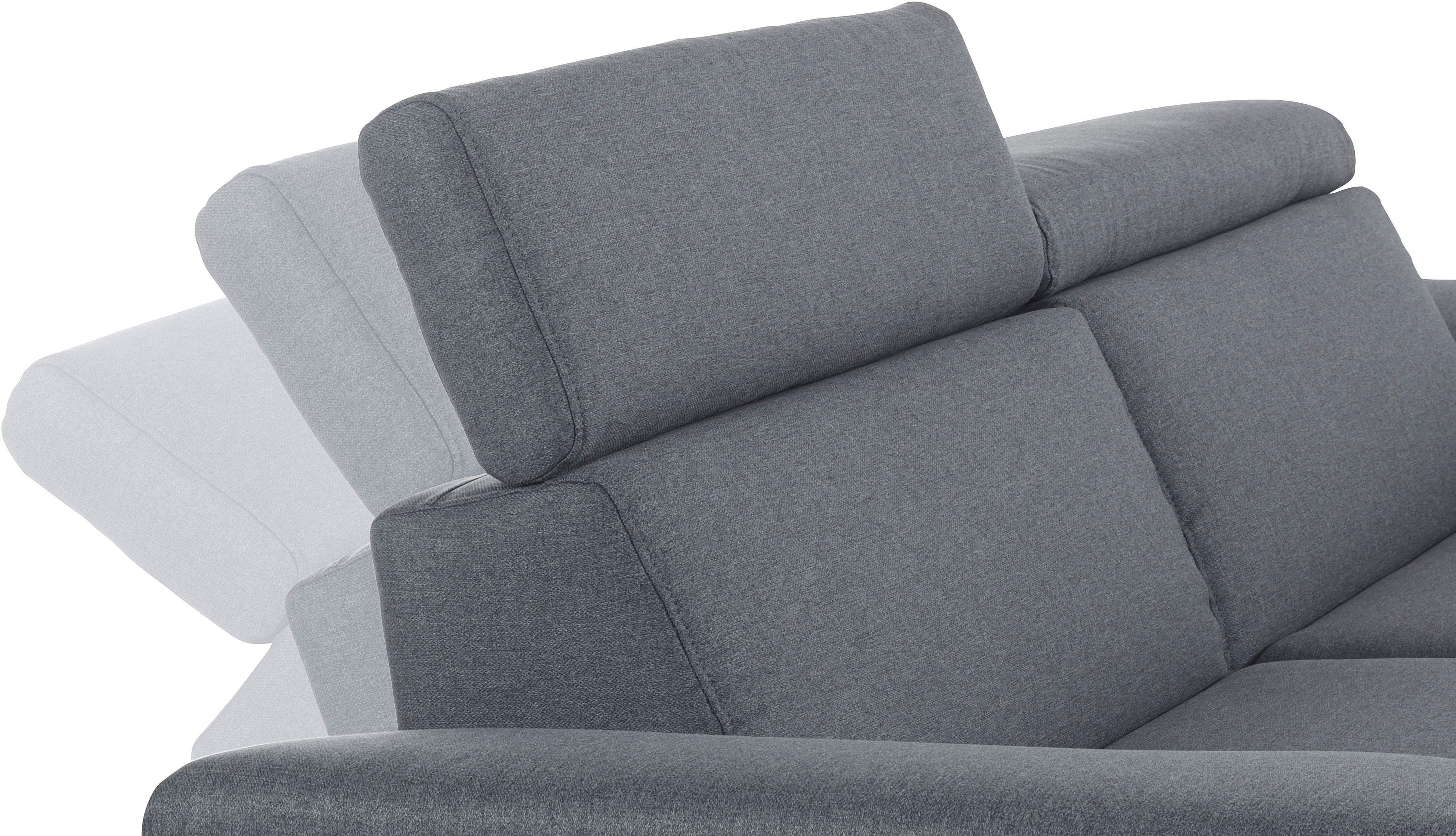 Trapino Places mit of Lederoptik in 2,5-Sitzer wahlweise Luxus-Microfaser Luxus, Rückenverstellung, Style