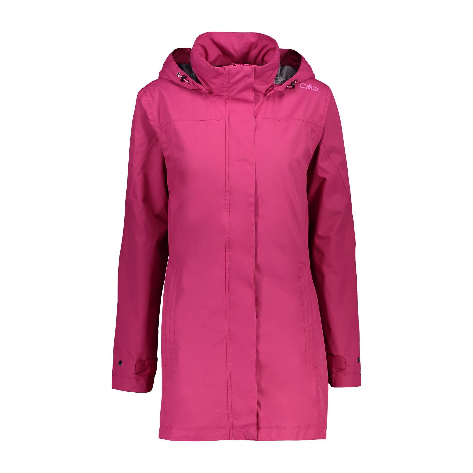 CMP Regenjacke CMP Damen Regenjacke Woman Rain Jacket Button Hood 39X6646