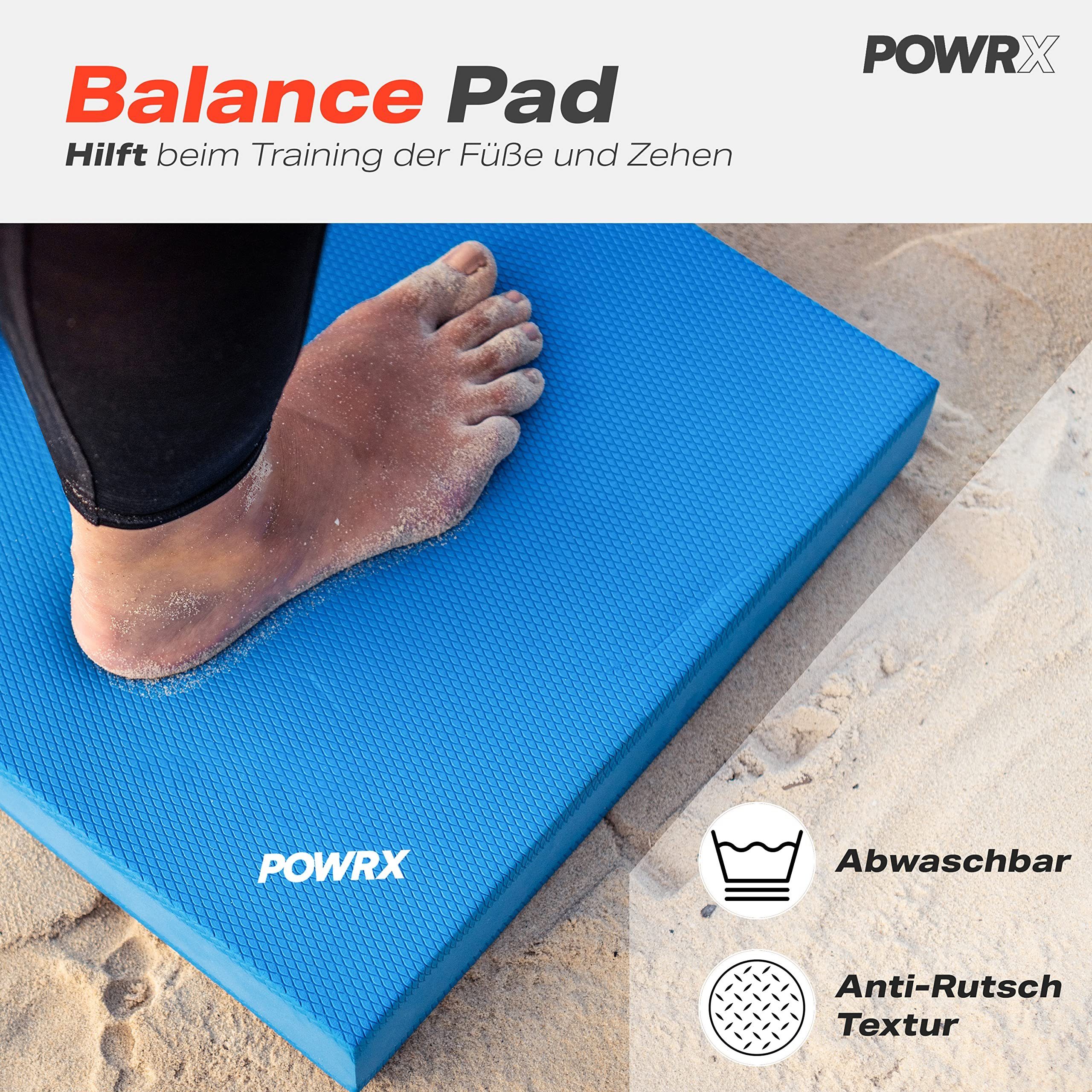 POWRX Balance Pad Balance (Dunkelgrau), Dunkelgrau Pad/Sitzkissen/Kissen Yoga Pilates