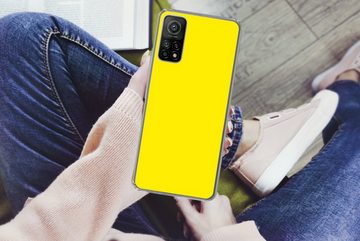 MuchoWow Handyhülle Gelb - Zitrone - Neon - Farben, Phone Case, Handyhülle Xiaomi Mi 10T, Silikon, Schutzhülle