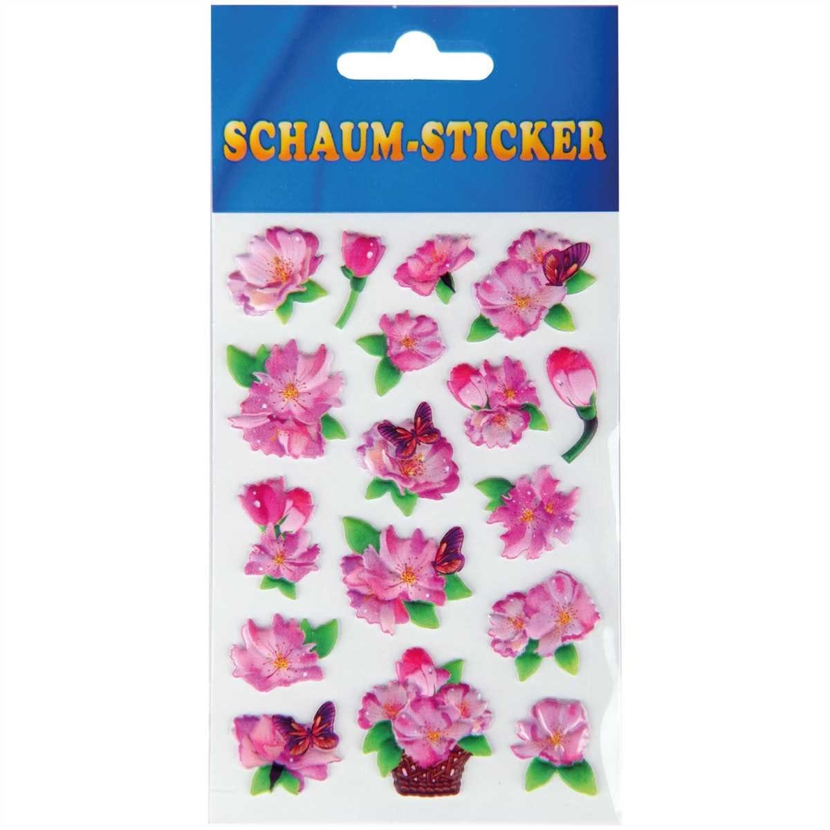 Bestlivings Sticker, (1-tlg), Sammelsticker, Blumensticker, Geschenkaufkleber
