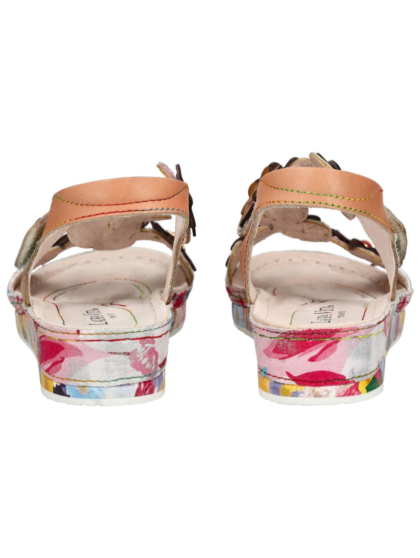 LAURA VITA LAURA VITA Sandalen Leder/Textil Riemchensandale