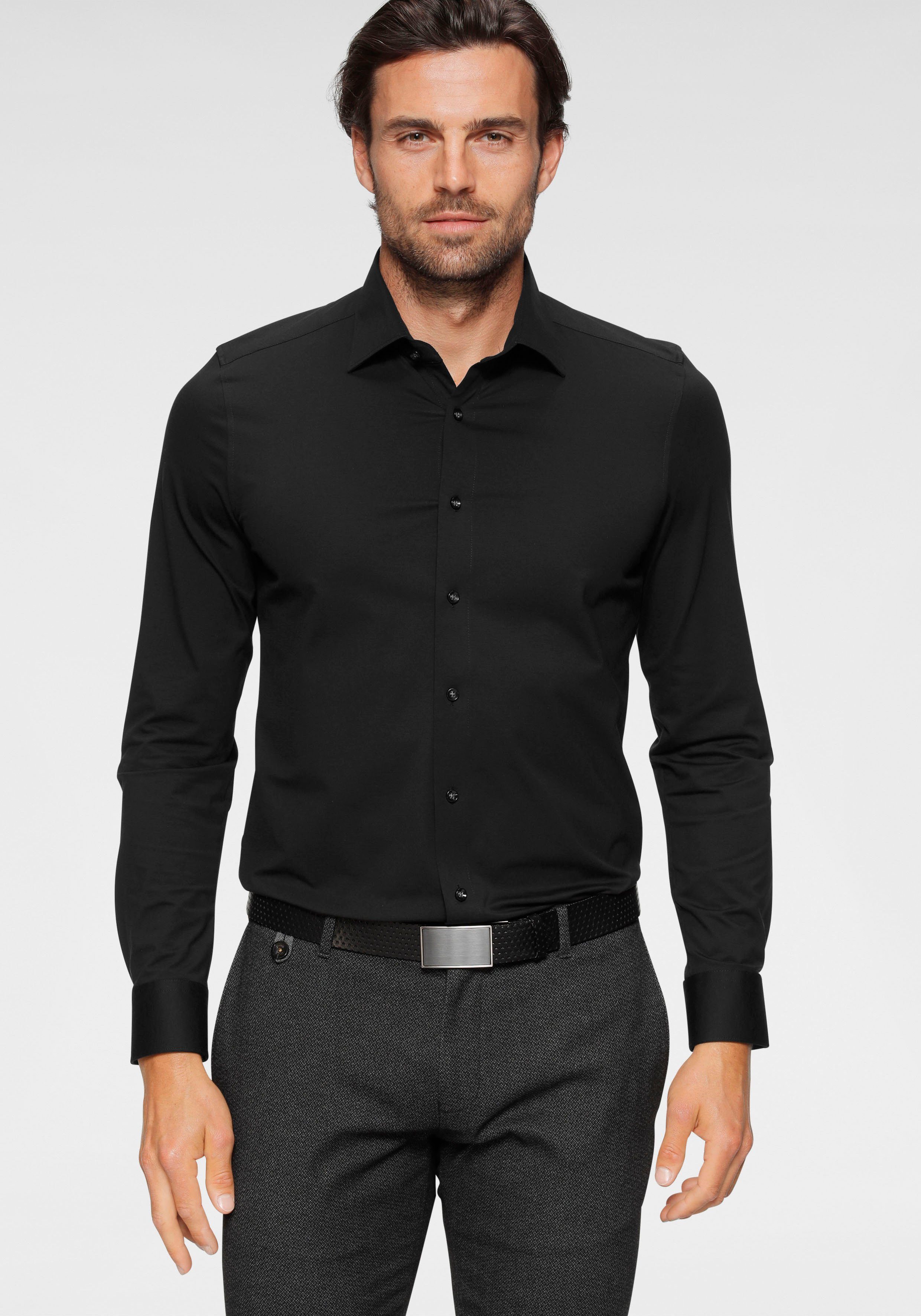 Schwarze Olymp Hemden für Herren online kaufen | OTTO