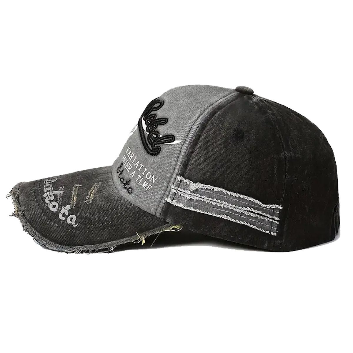 Sporty Baseball Cap Black Rebel Indian Dakota Western Baseballcap Vintage Cap vintage Look – Bild 2 von 3