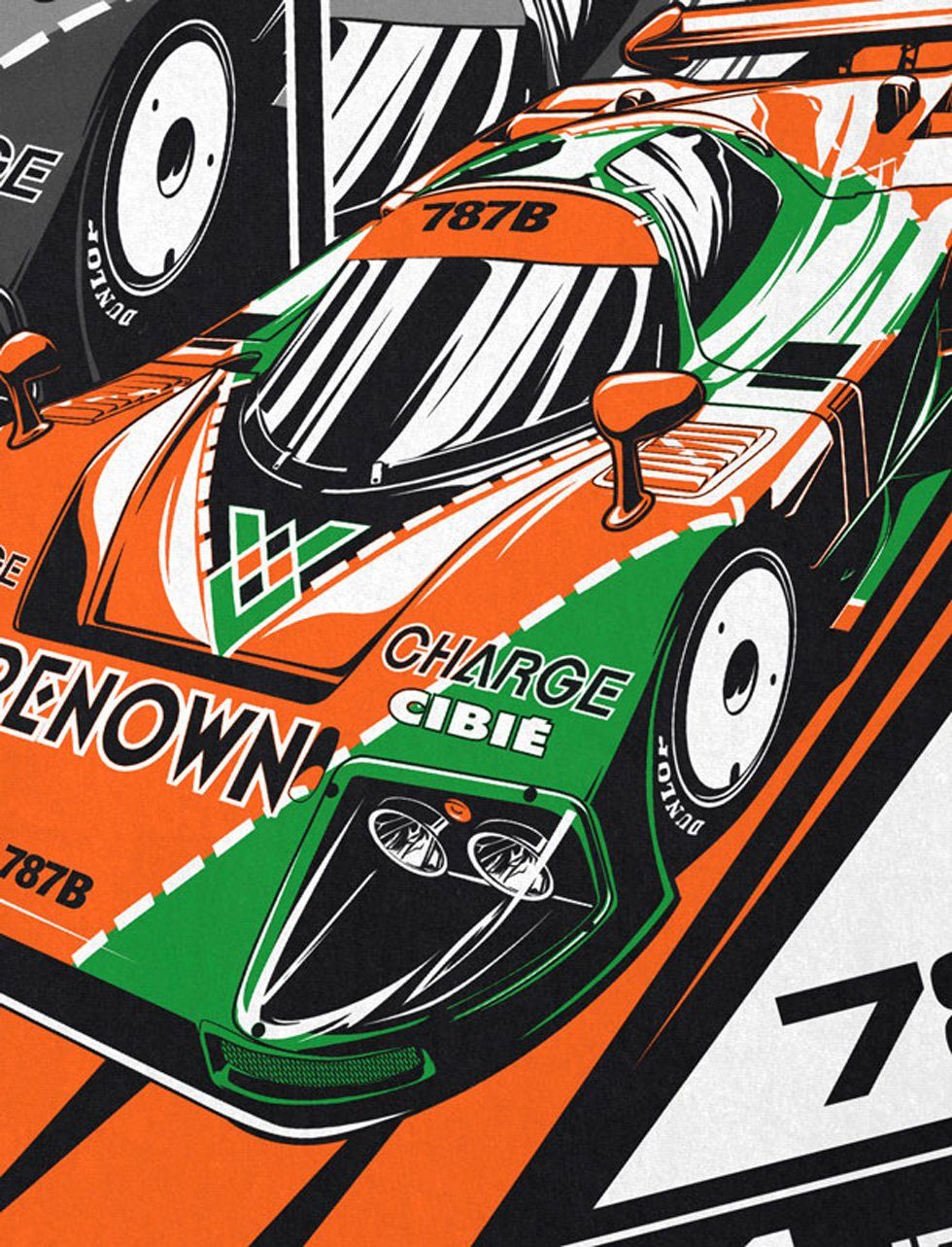 style3 T-Shirt 787B 4-Rotor wankel motor günstig online kaufen