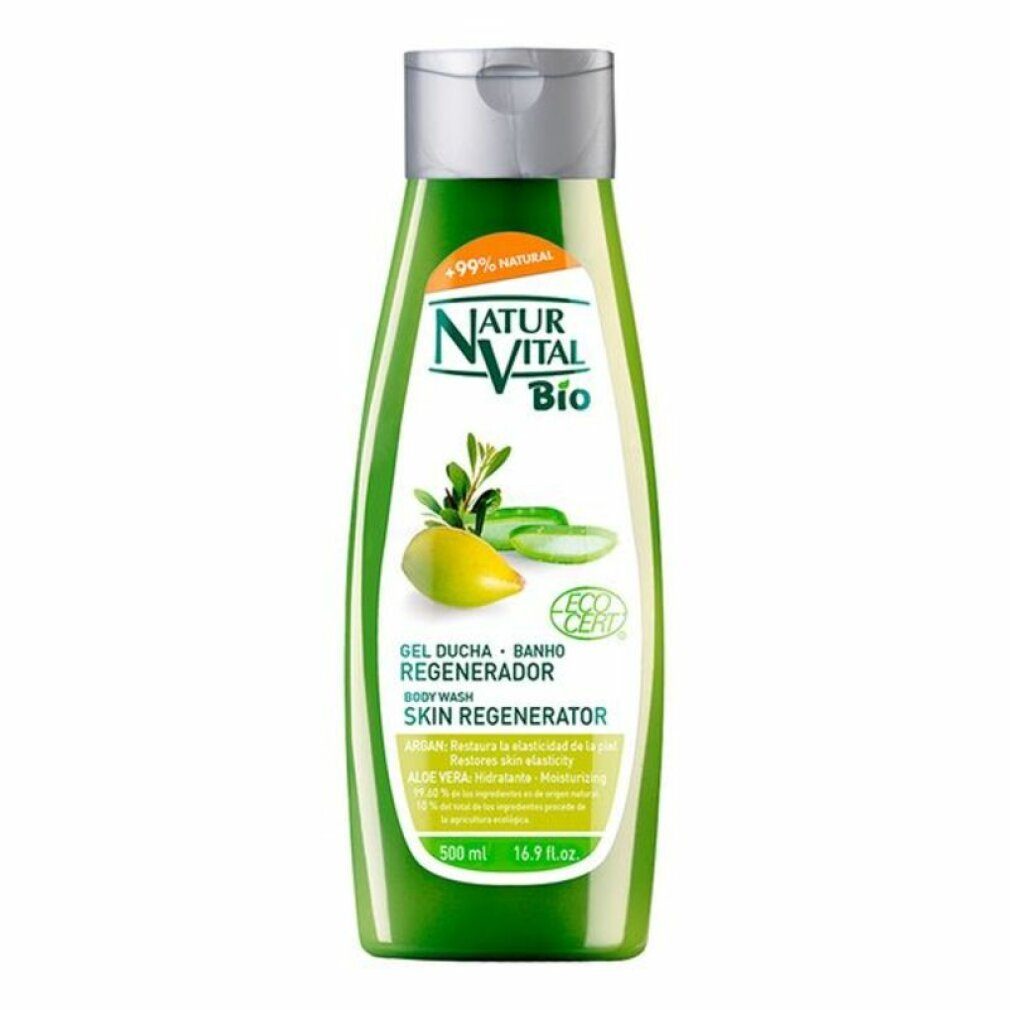 Naturaleza Y argán 500 ECOCERT Vida & regenerador Duschgel DUCHA vera GEL aloe BIO ml