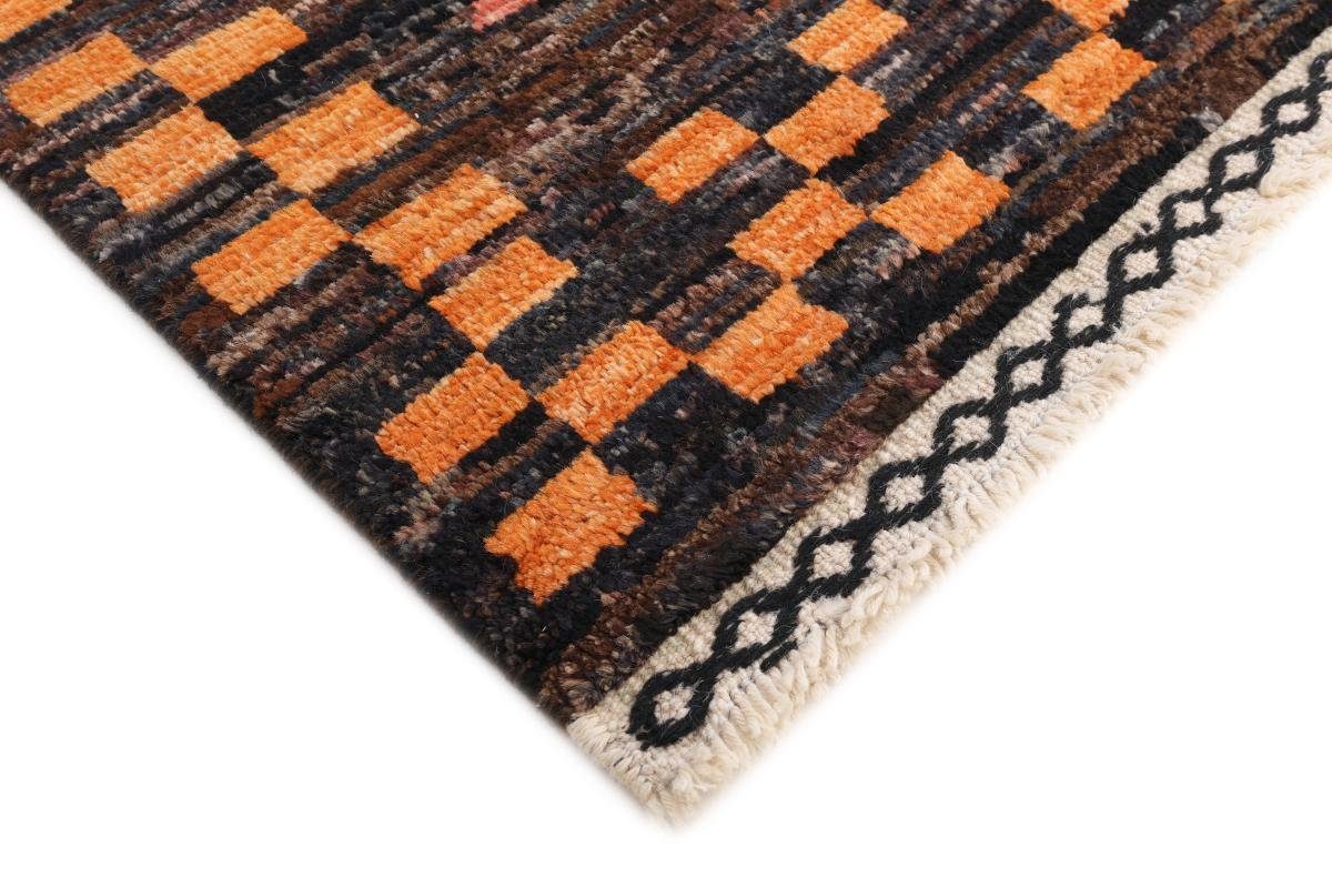 Moderner rechteckig, Höhe: Nain Berber Handgeknüpfter Orientteppich, mm Orientteppich 10 Trading, 200x309 Ghashghai