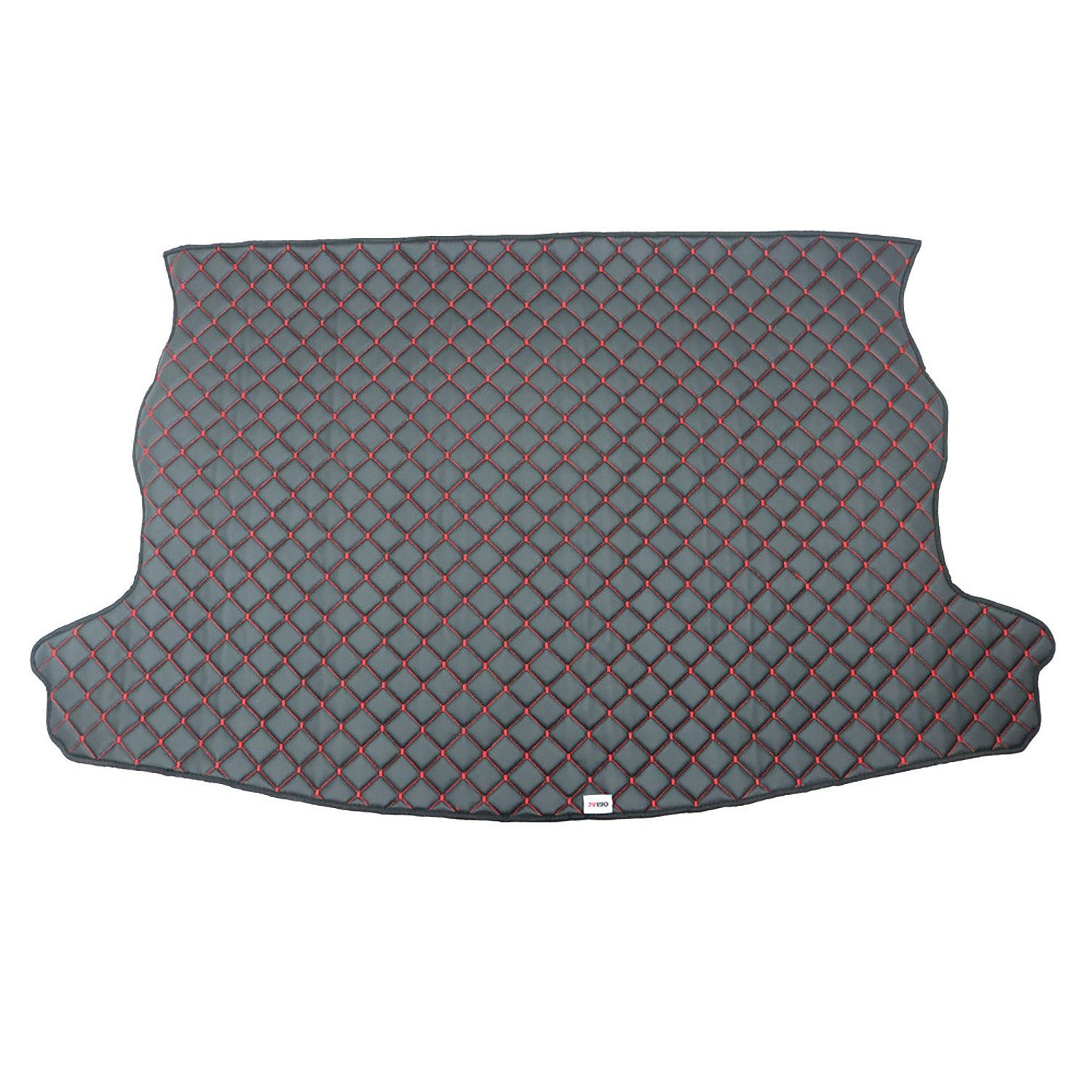 OMAC Kofferraummatte Kofferraummatte Kunstleder für BMW X5 E70 2006-2013 Schwarz Rot (1 St), für BMW X5 E70 2006-2013 BMW X5 E70 2006-2013, Einfache Installation,Antirutsch,Leicht zu reinigen