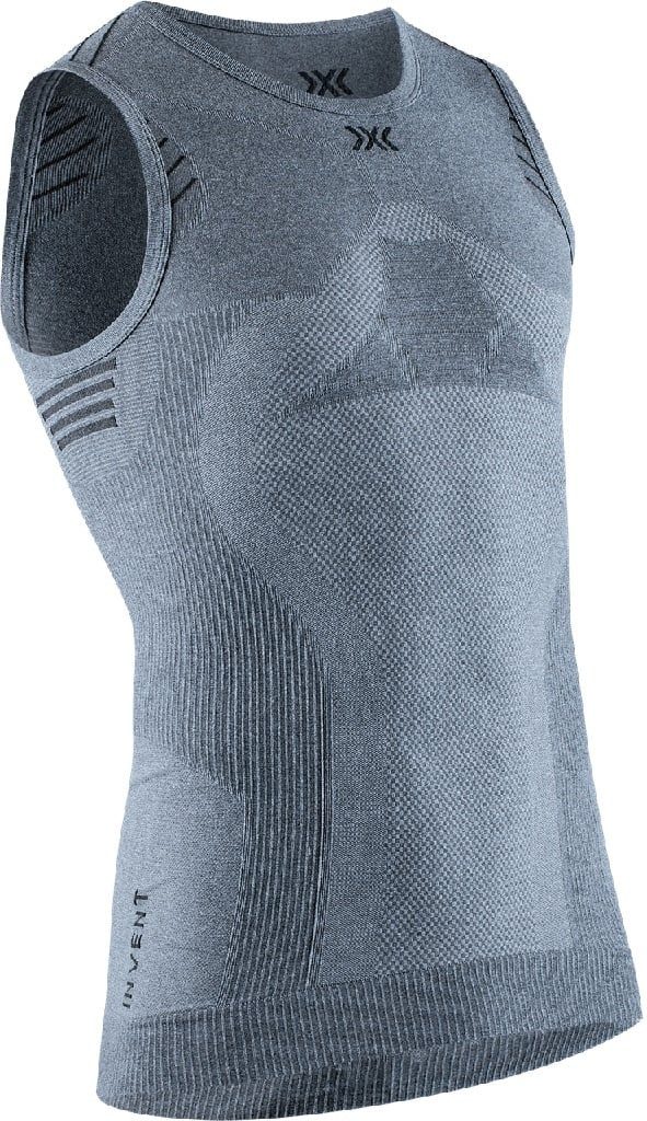 X-Bionic Tanktop Tank-Singlet Invent Light 4.0 ärmellos Unterwäsche grau Herren