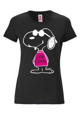 LOGOSHIRT T-Shirt Peanuts - Snoopy - Joe Cool mit lizenziertem Originaldesign