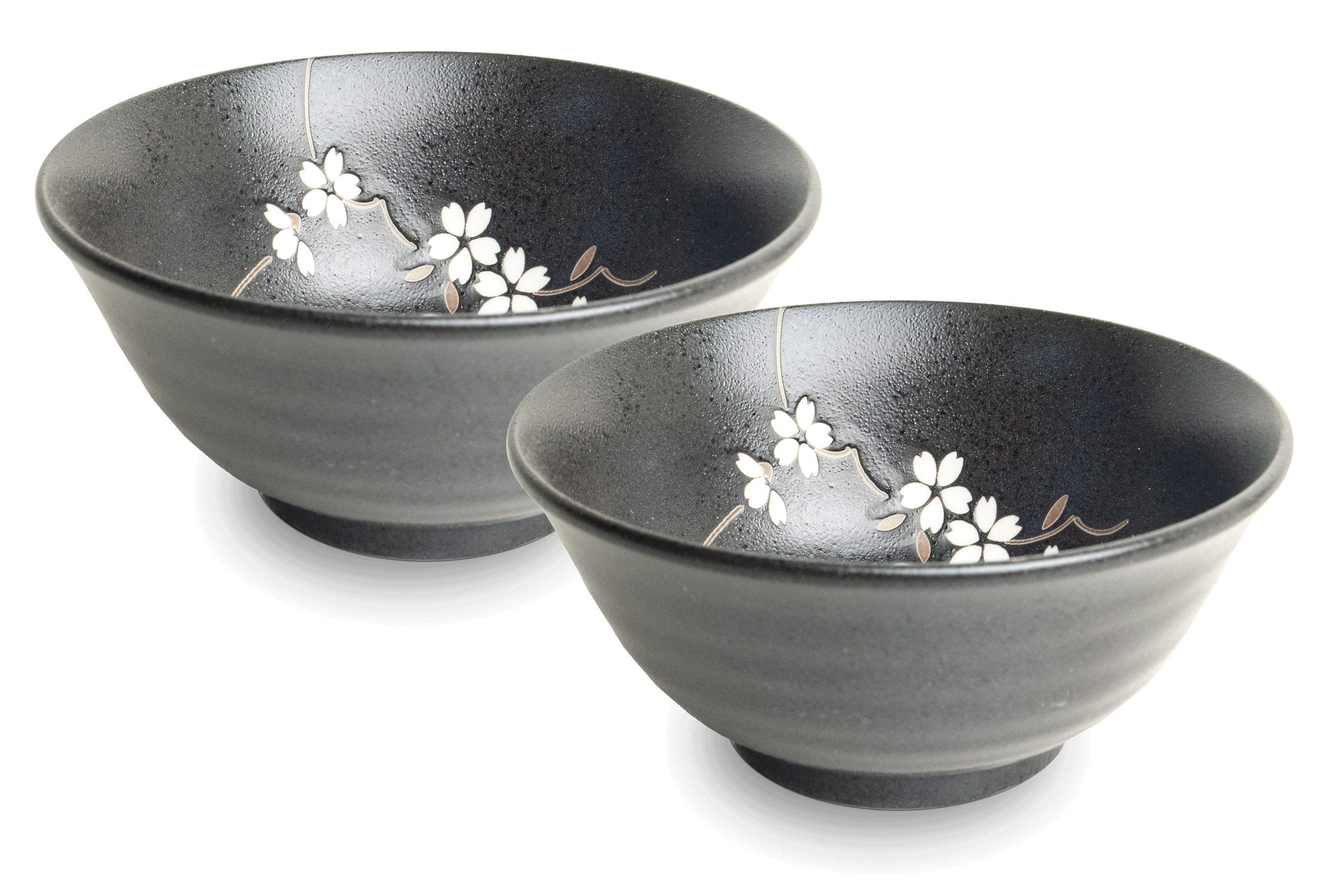WestCraft Suppenschale Japan-Bowls ASIATICA, Ramen Bowl Schalen aus Porzellan, 15 cm, Porzellan, Hochwertig, asiatische Reis-, Nudel-, Tapas-, Udon-, Müsli-Schüssel