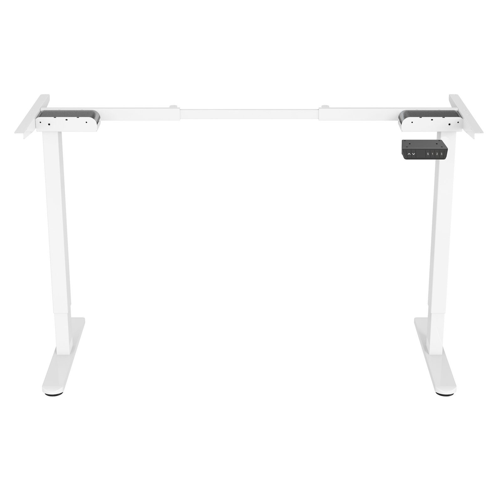 SVITA Schreibtisch DOBON, Breite 98-140 cm, Höhe 72-120 cm, Speicher-Funktion, 2 leise Motoren