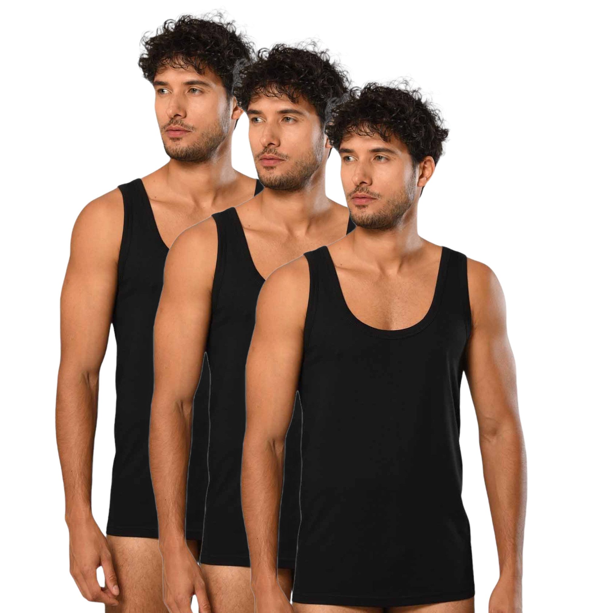 erdem iç giyim Unterhemd Herren Unterwäsche Tank Top Multipack – Baumwoll U günstig online kaufen