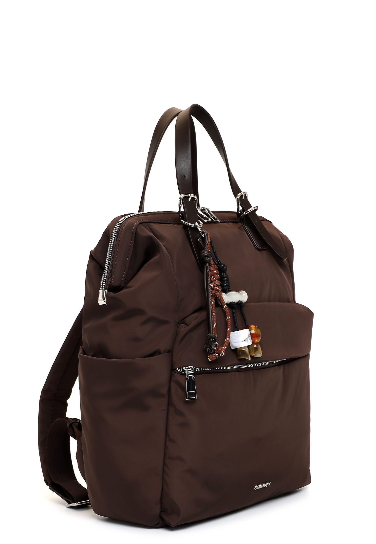 SURI FREY Cityrucksack SFY Sandey, Logo Patch