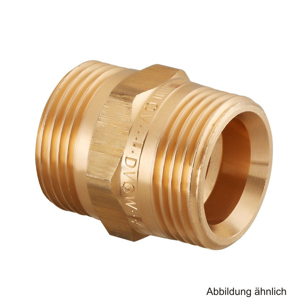 Oventrop Heizkörper Oventrop Doppelnippel "Cofit S" G 3/4"AG x G 3/4" AG, Rotguss