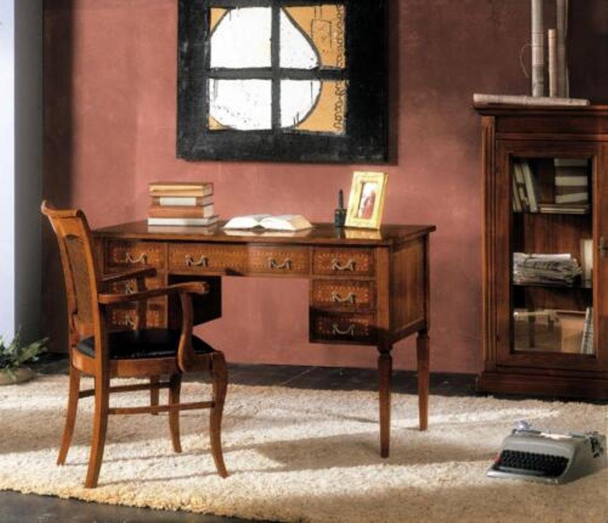 JVmoebel Schreibtisch, Möbel Schreibtisch Echtholz Tische Möbel Büro Italienische