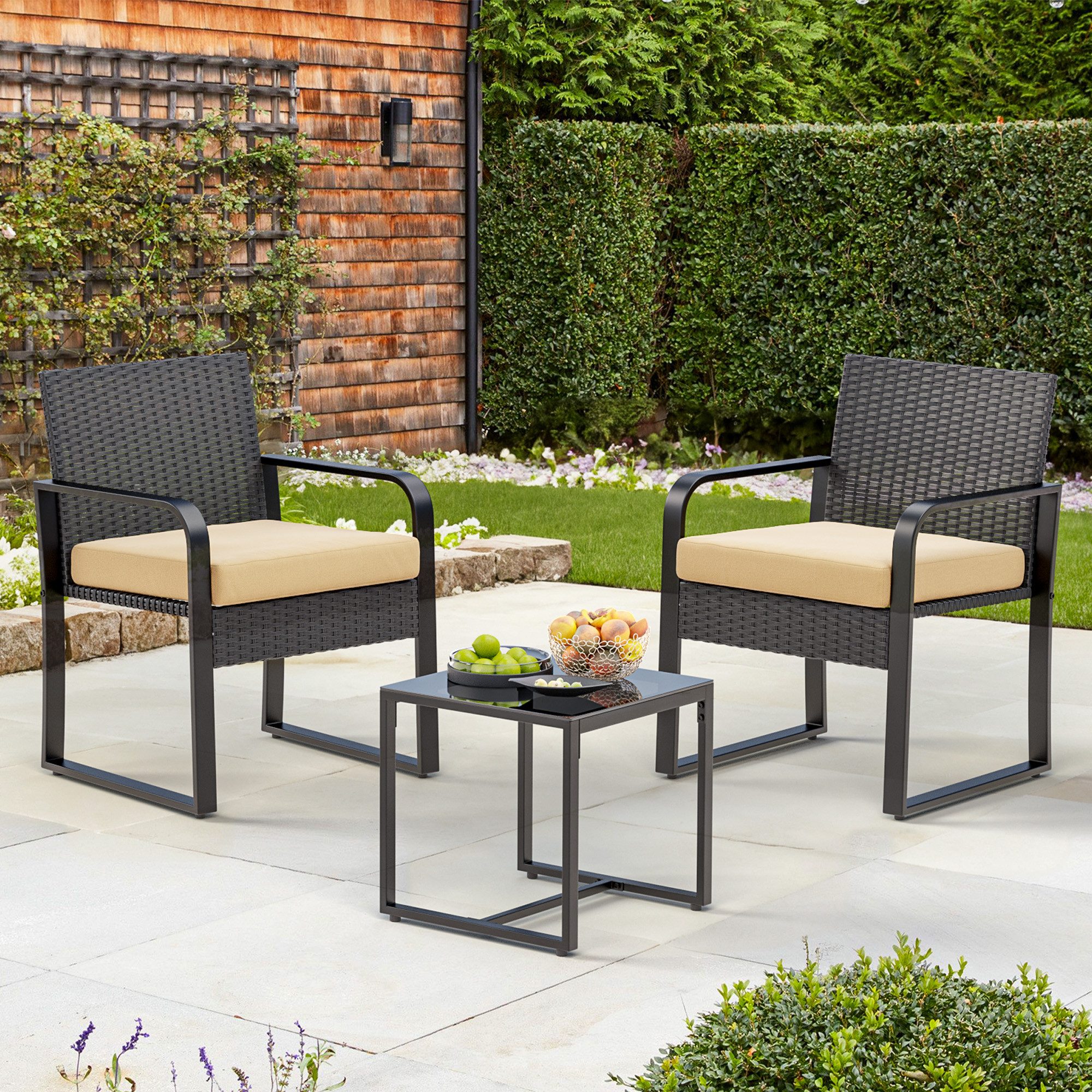 Bealife Balkonset,Garten Balkonmöbel-Sets(3er Set) günstig online kaufen