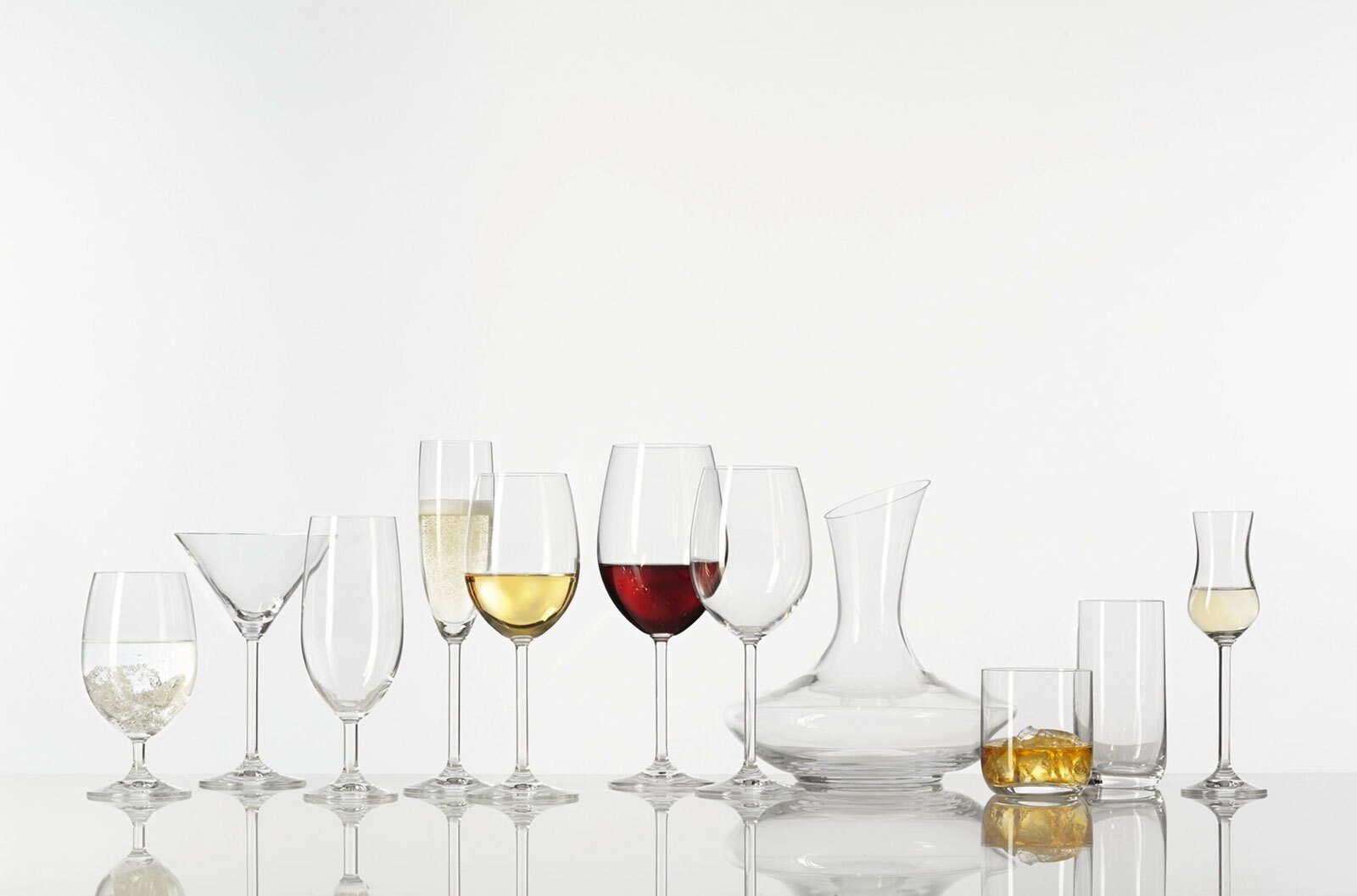Set, Weingläser Daily und Dekanter 7er Glas Glas LEONARDO