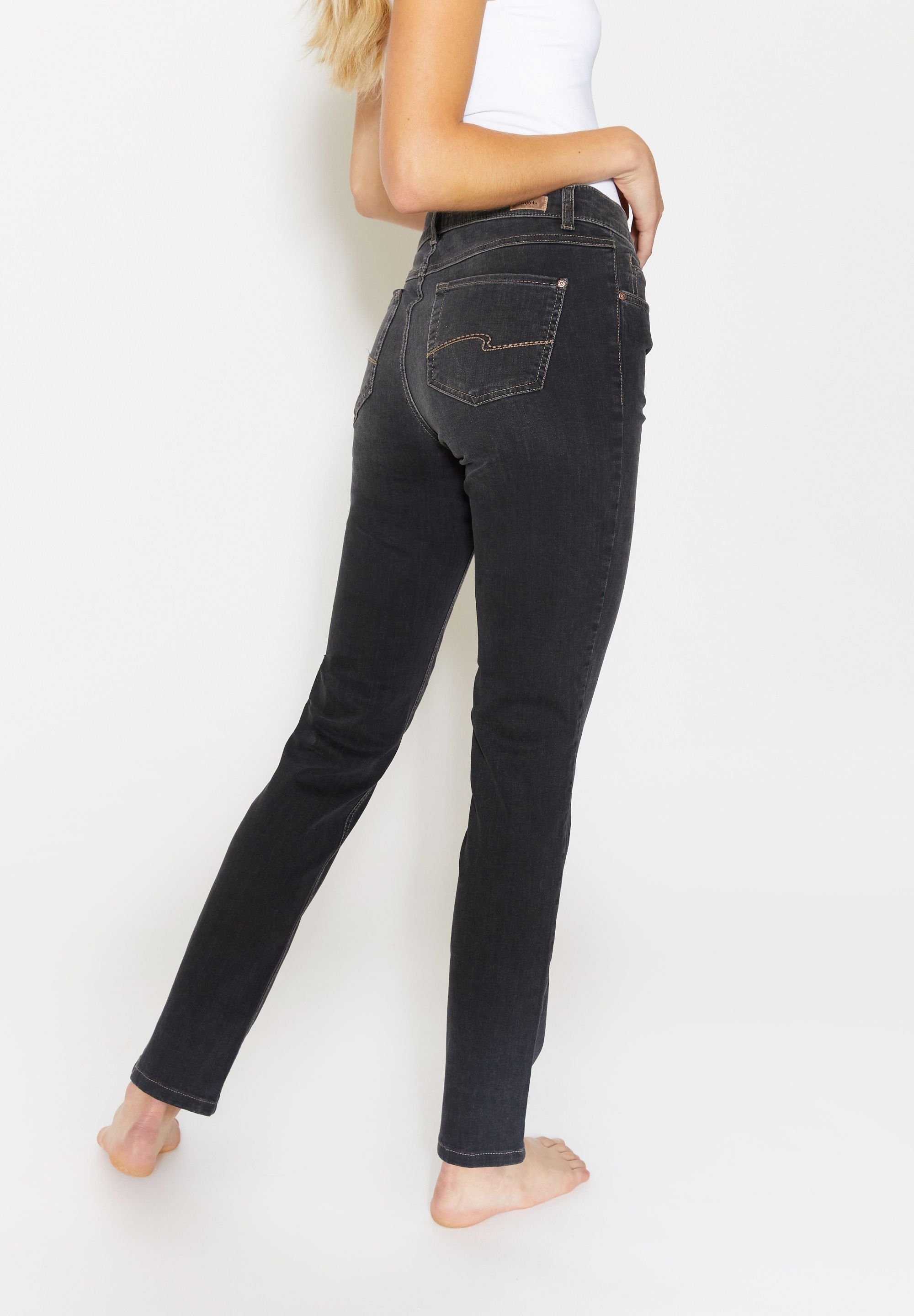 Gerade anthracite used ANGELS Jeans