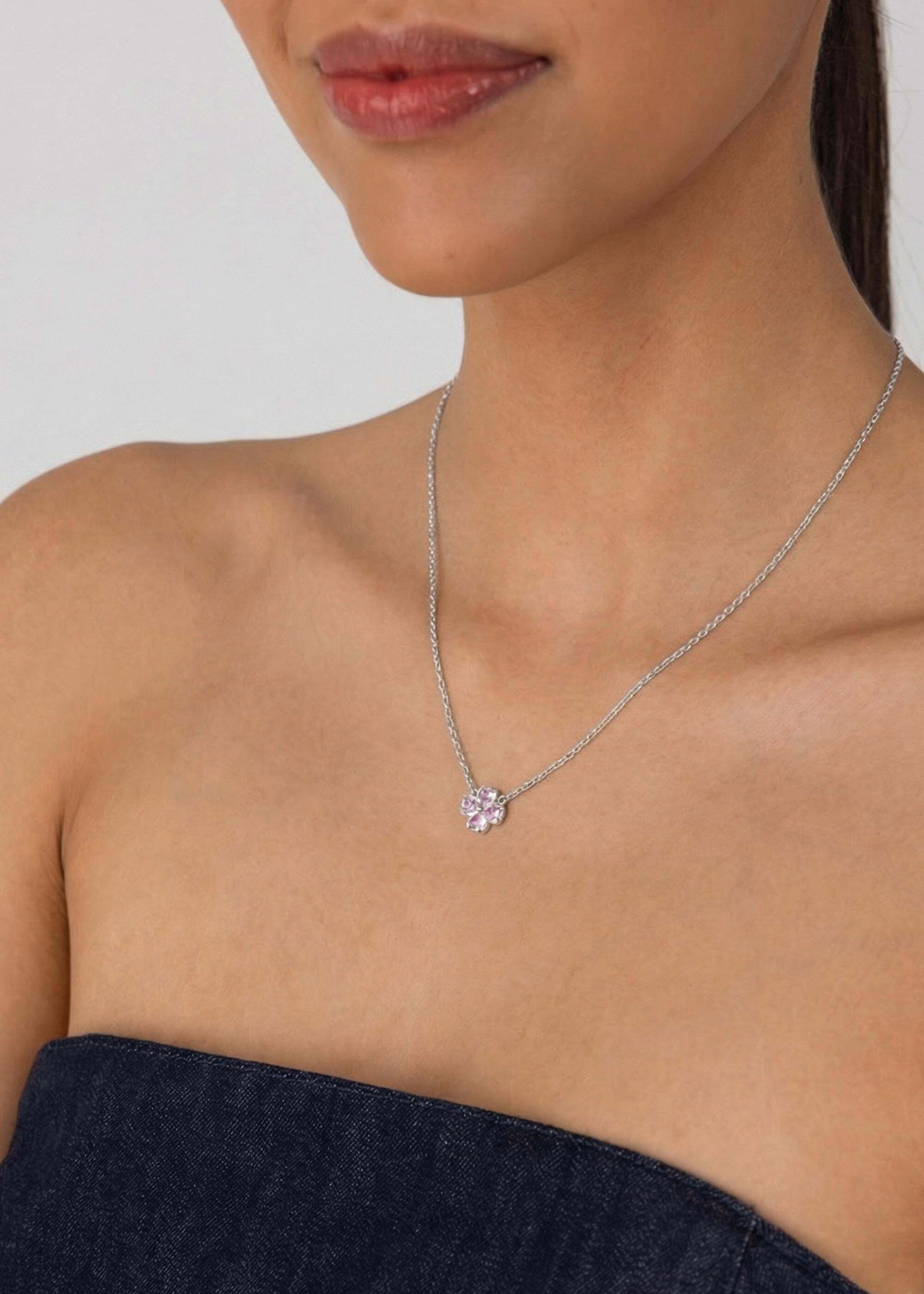 Purelei Kette mit Anhänger Cuore Rosé (Kette)