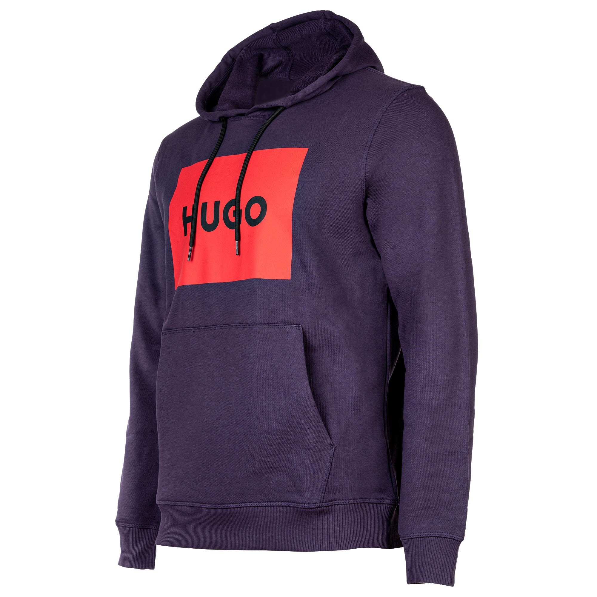 HUGO - Sweatshirt Lila Herren Duratschi223, Hoodie Kapuzen-Sweatshirt