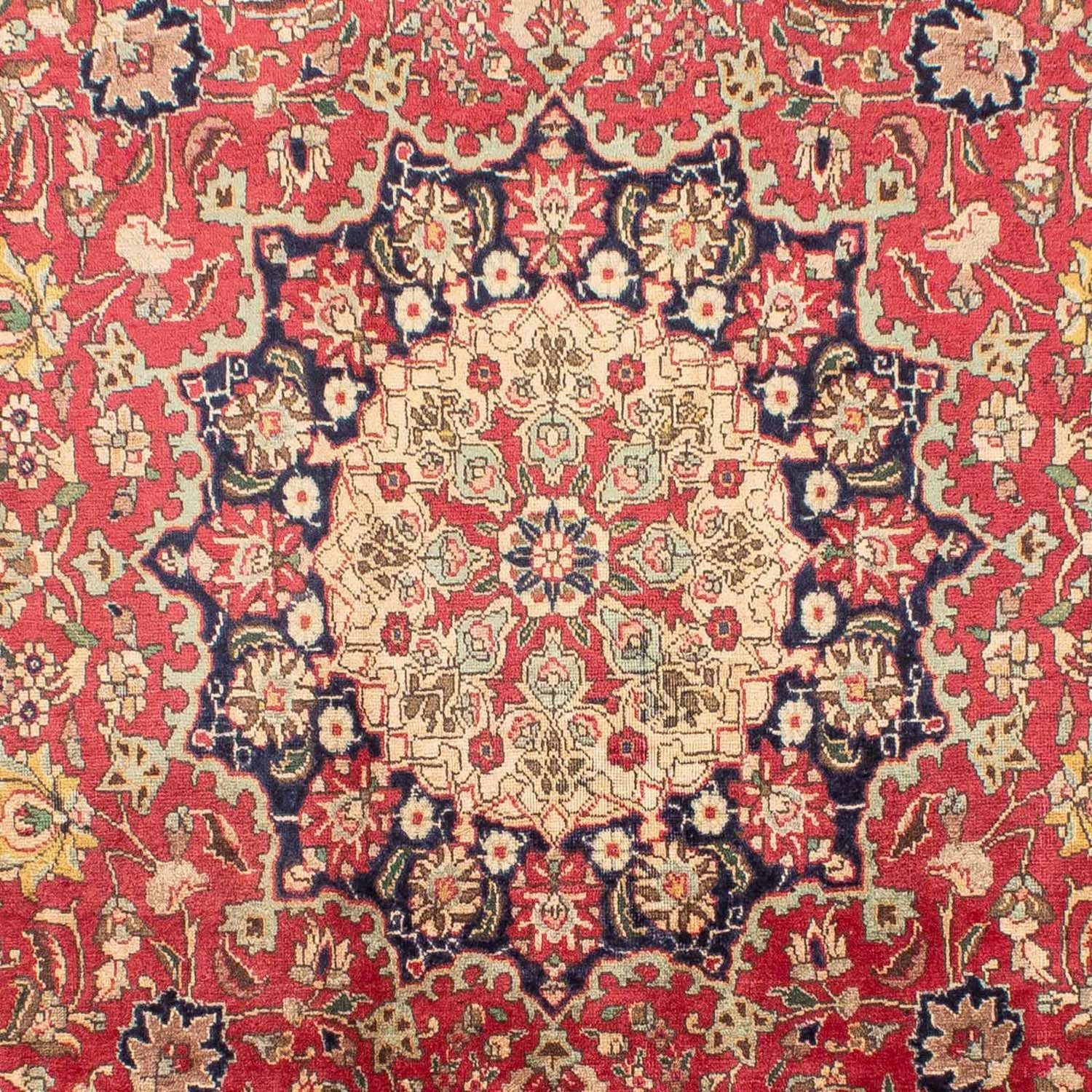 Wollteppich Täbriz Medaillon Rosso chiaro cm, 310 x mit Höhe: mm, rechteckig, morgenland, Zertifikat Unikat 10 200