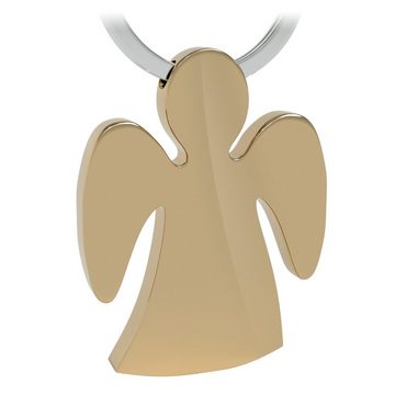 EAZY CASE Schlüsselanhänger Schlüsselanhänger Guardian Angel, Schutzengel mit Schlüsselring und Geschenkbox Geschenk für Mann Gold