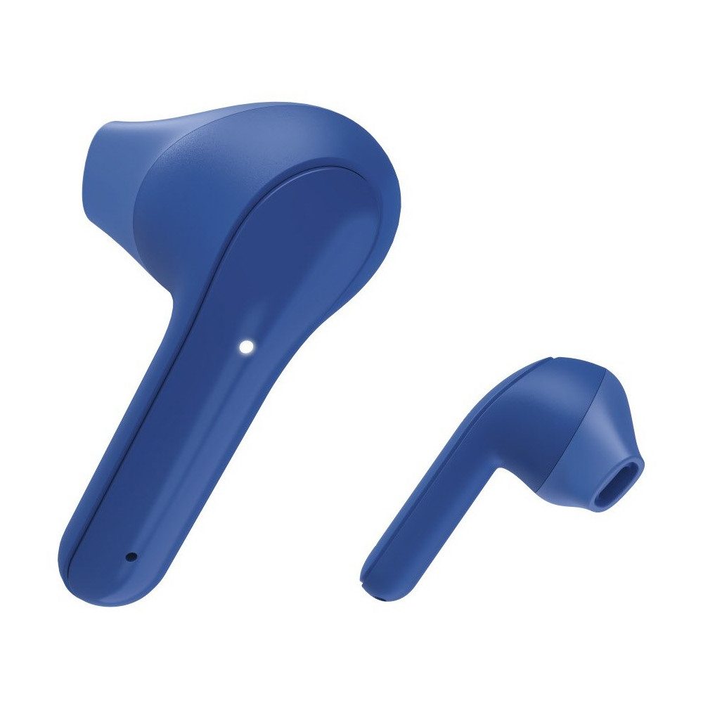 Hama Hama Freedom Light True Wireless Kopfhörer blau wireless Kopfhörer (True Wireless, Inklusive Ladeetui, Hohe Klangqualität, Bluetooth, True Wireless, Inklusive Ladeetui, Hohe Klangqualität)