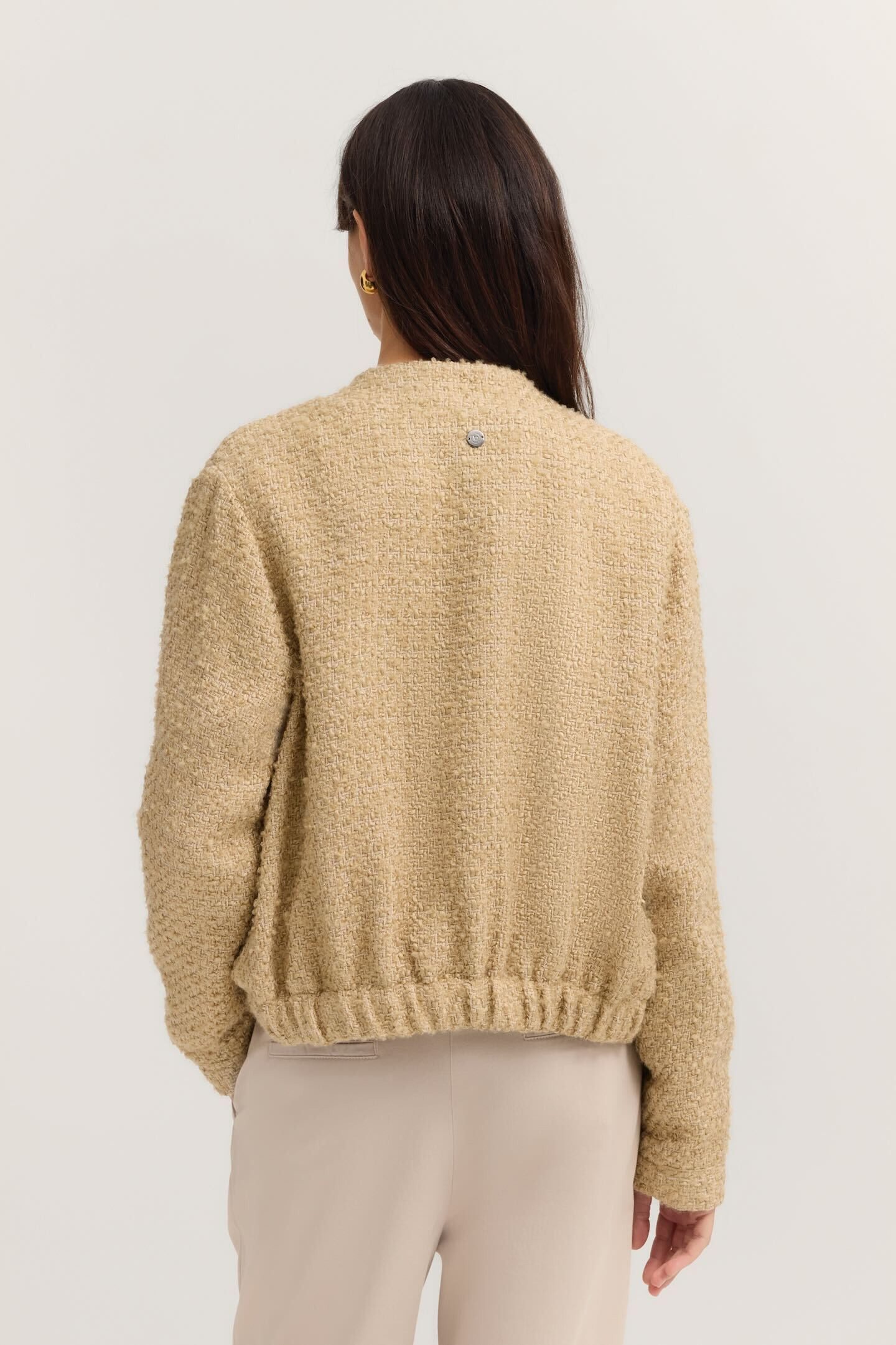 bugatti Kurzjacke Hochwertig Boucle in Blouson-Style günstig online kaufen