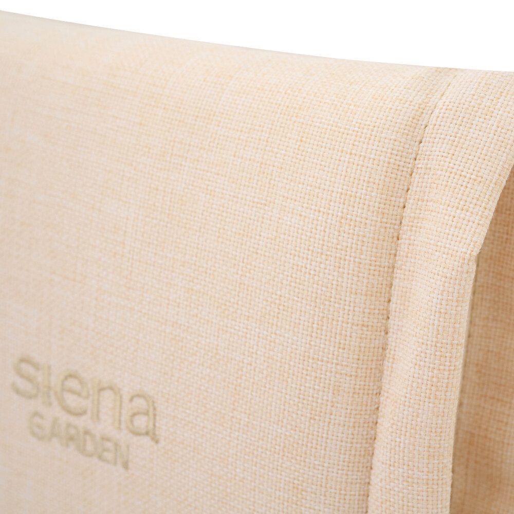 Siena Garden Liegenauflage STELLA Liegenauflage 200cm, Farbe ecru Meliert, Bezug Polypropylen