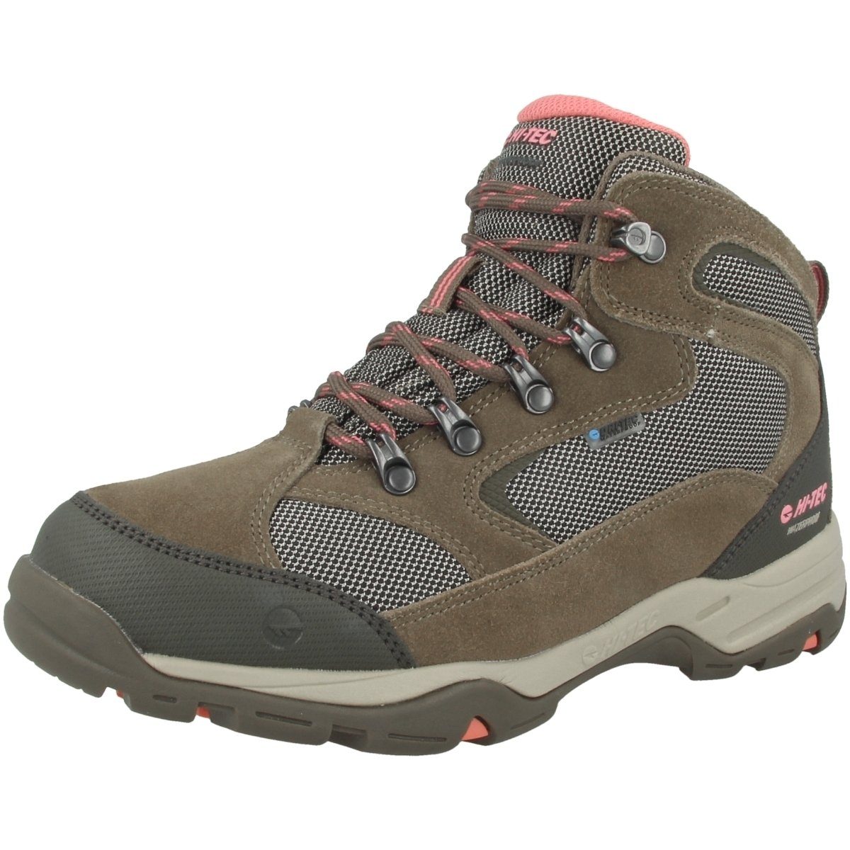 work Waterproof HI-TEC Storm der Hi-Tec Ferse grau Damen Outdoorschuh an Zuglasche